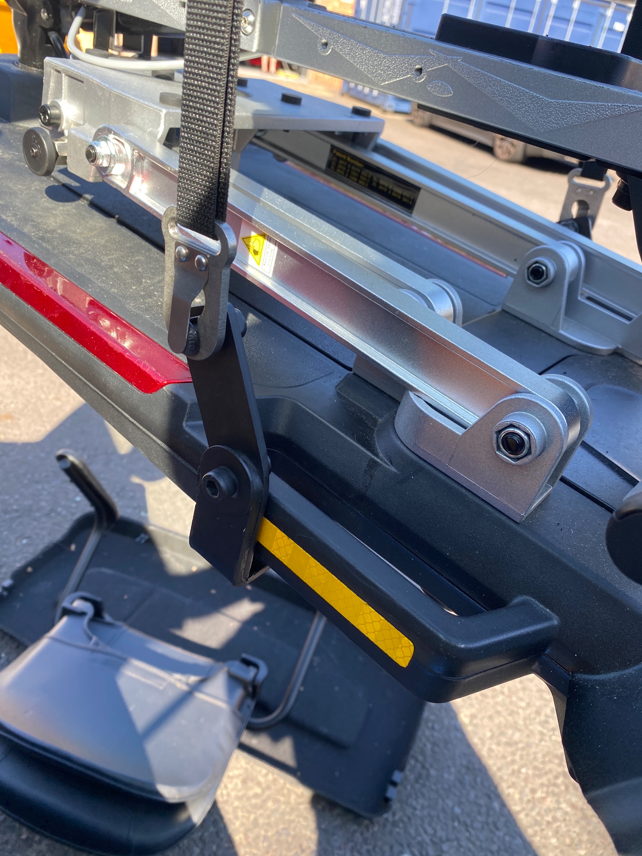 Brig-Ayd boot hoist fitted to a Nissan Micra in Ferndown