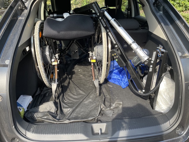 Adaptations fitted to a Honda HR-V at Heathrow