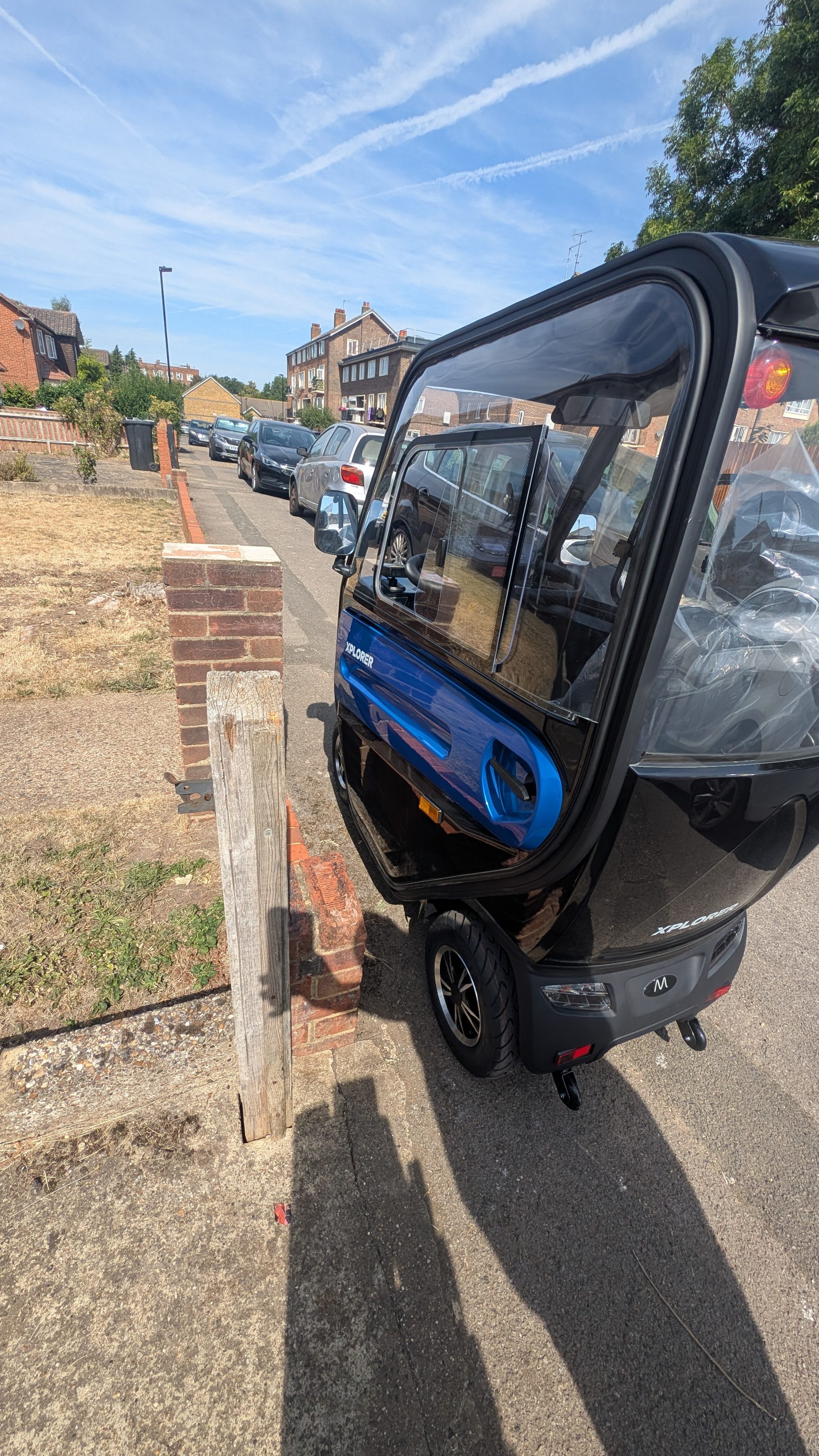 Motion Healthcare Xplorer scooter delivered by our Heathrow branch