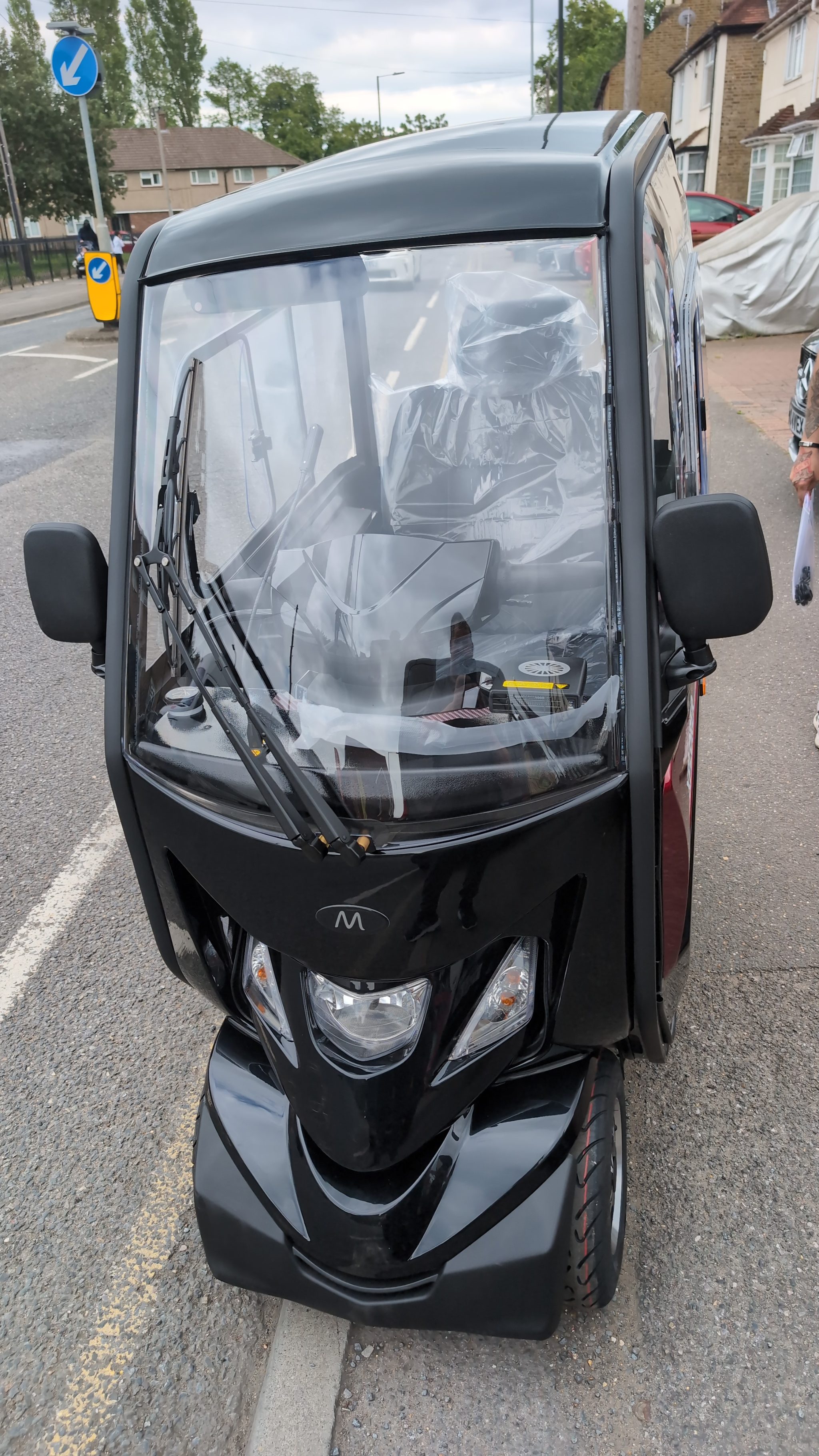 Completed repair and safety check on a Motion Healthcare Xplorer mobility scooter