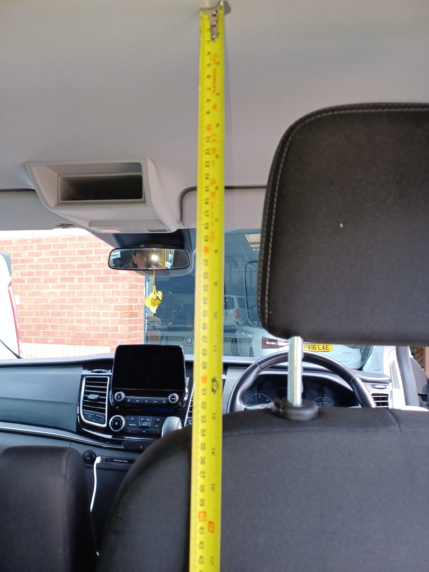Protection screens fitted to a Ford Tourneo Custom