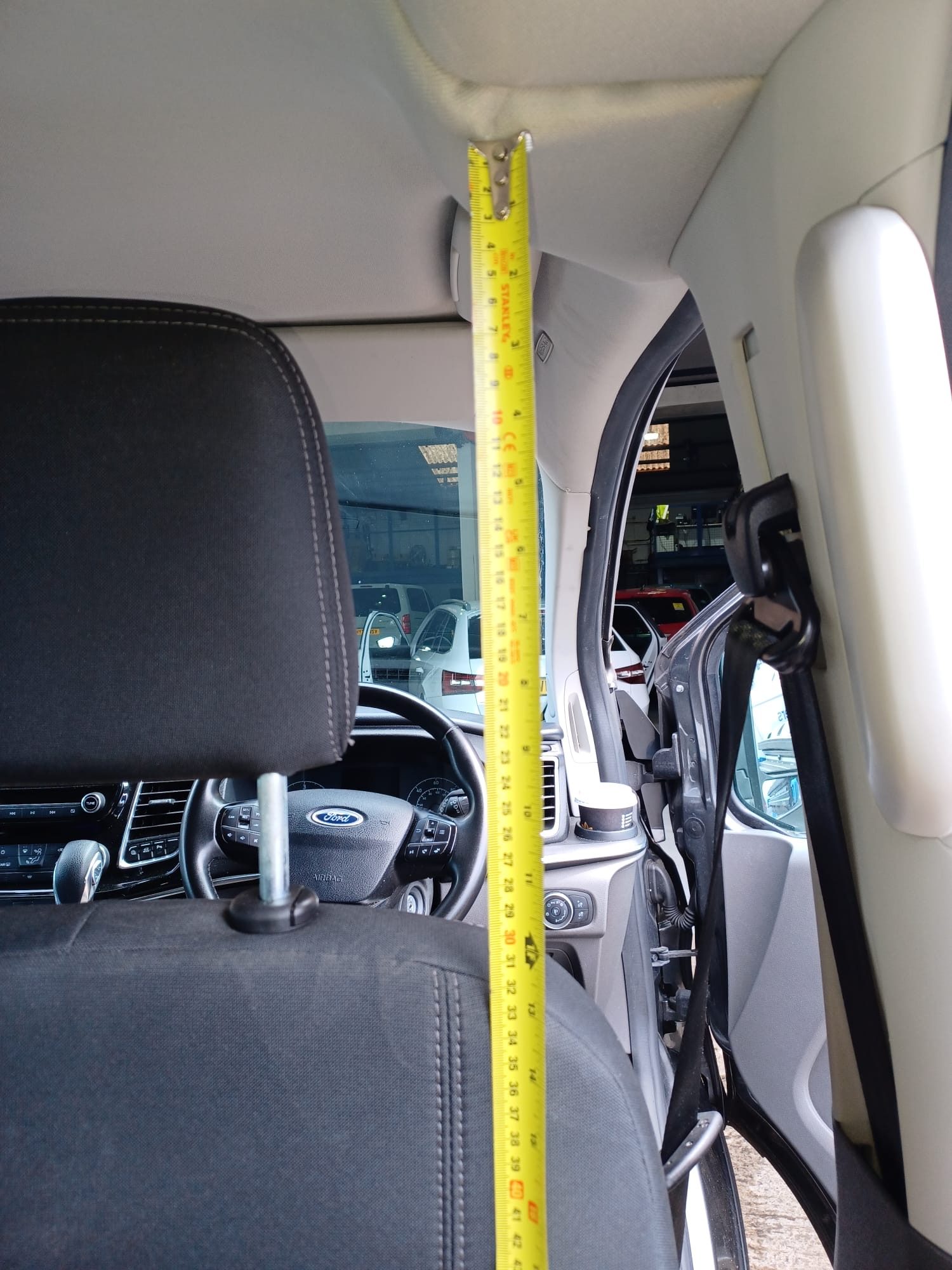 Protection screens fitted to a Ford Tourneo Custom