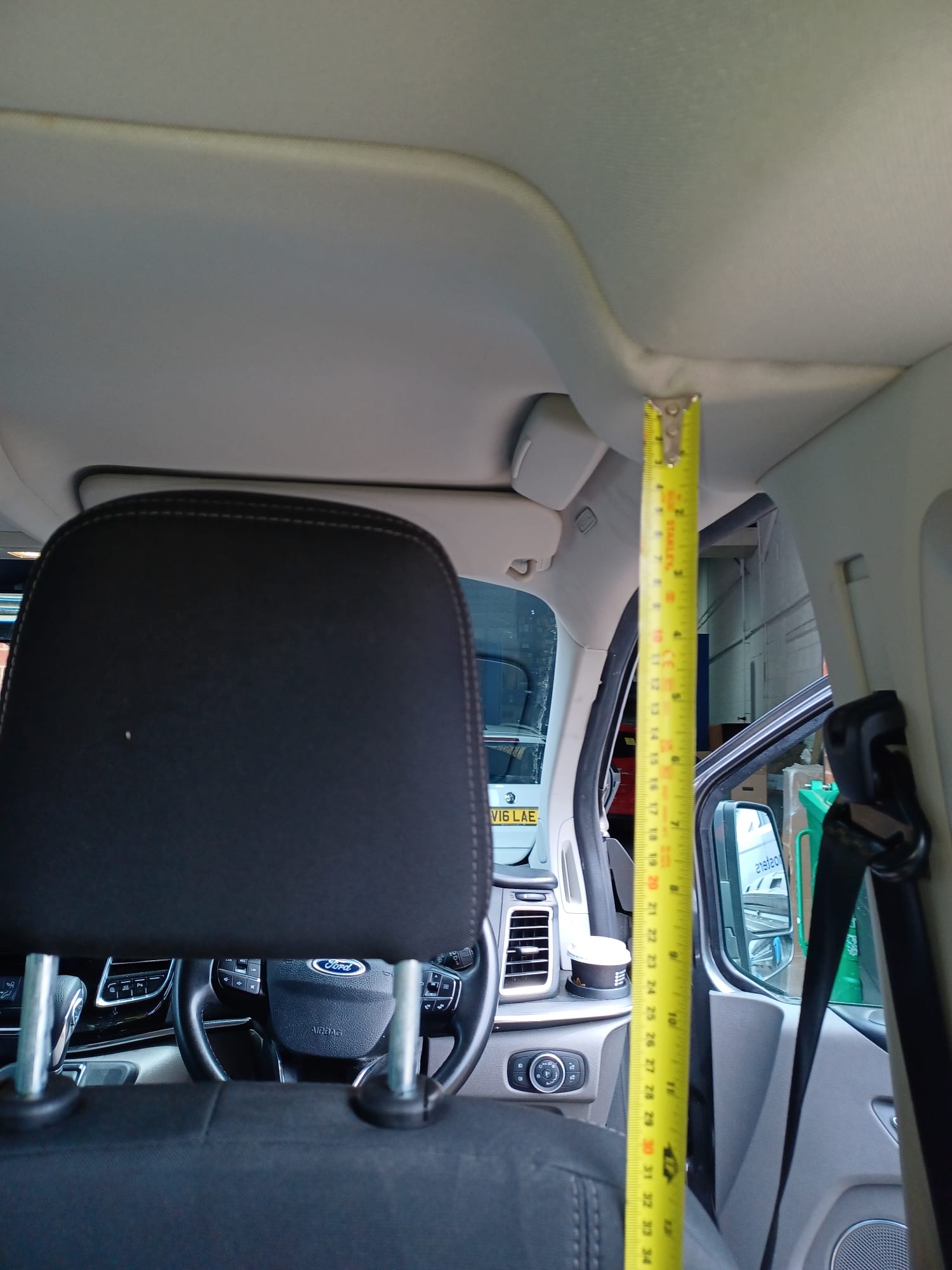 Protection screens fitted to a Ford Tourneo Custom