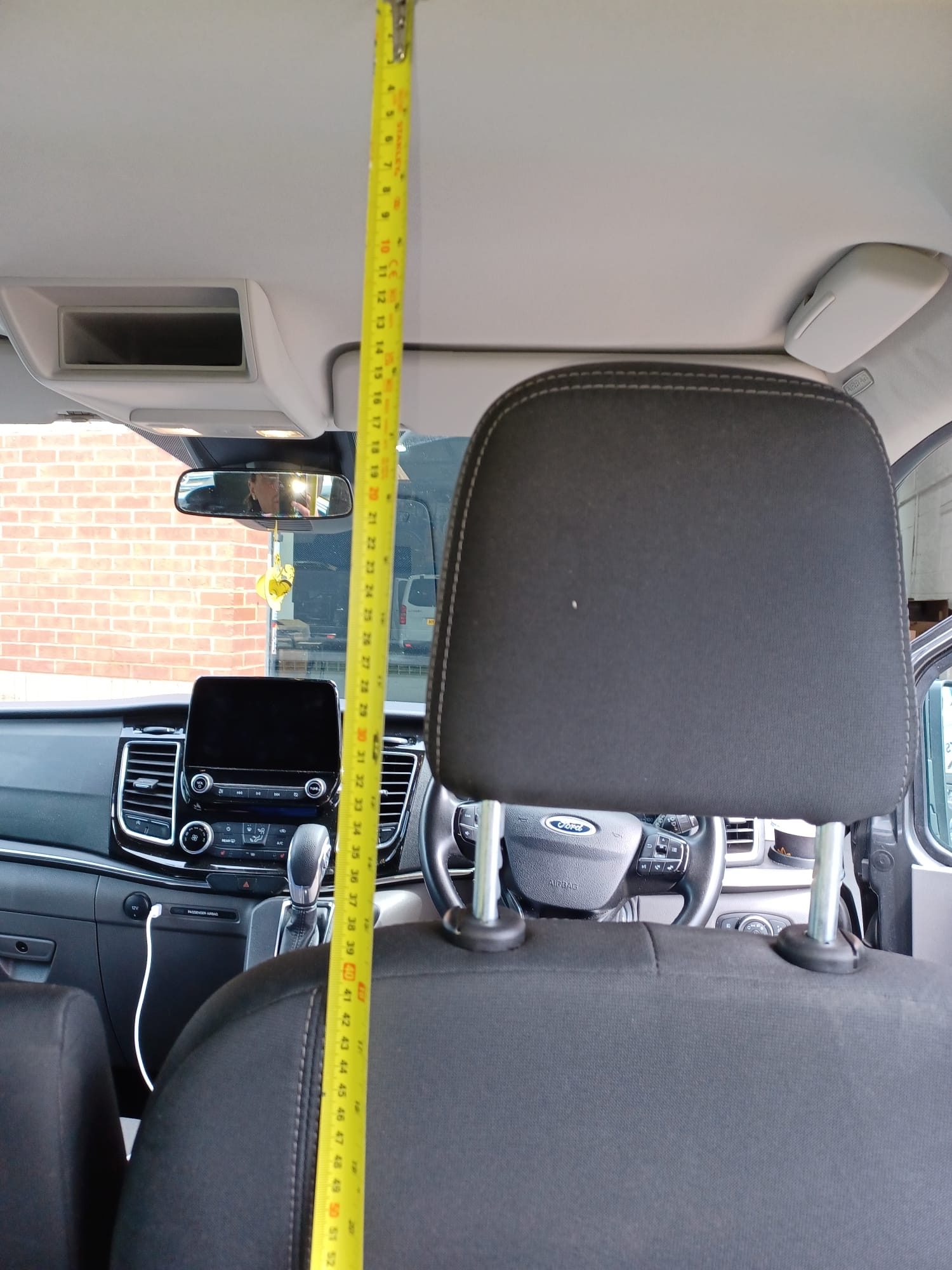 Protection screens fitted to a Ford Tourneo Custom