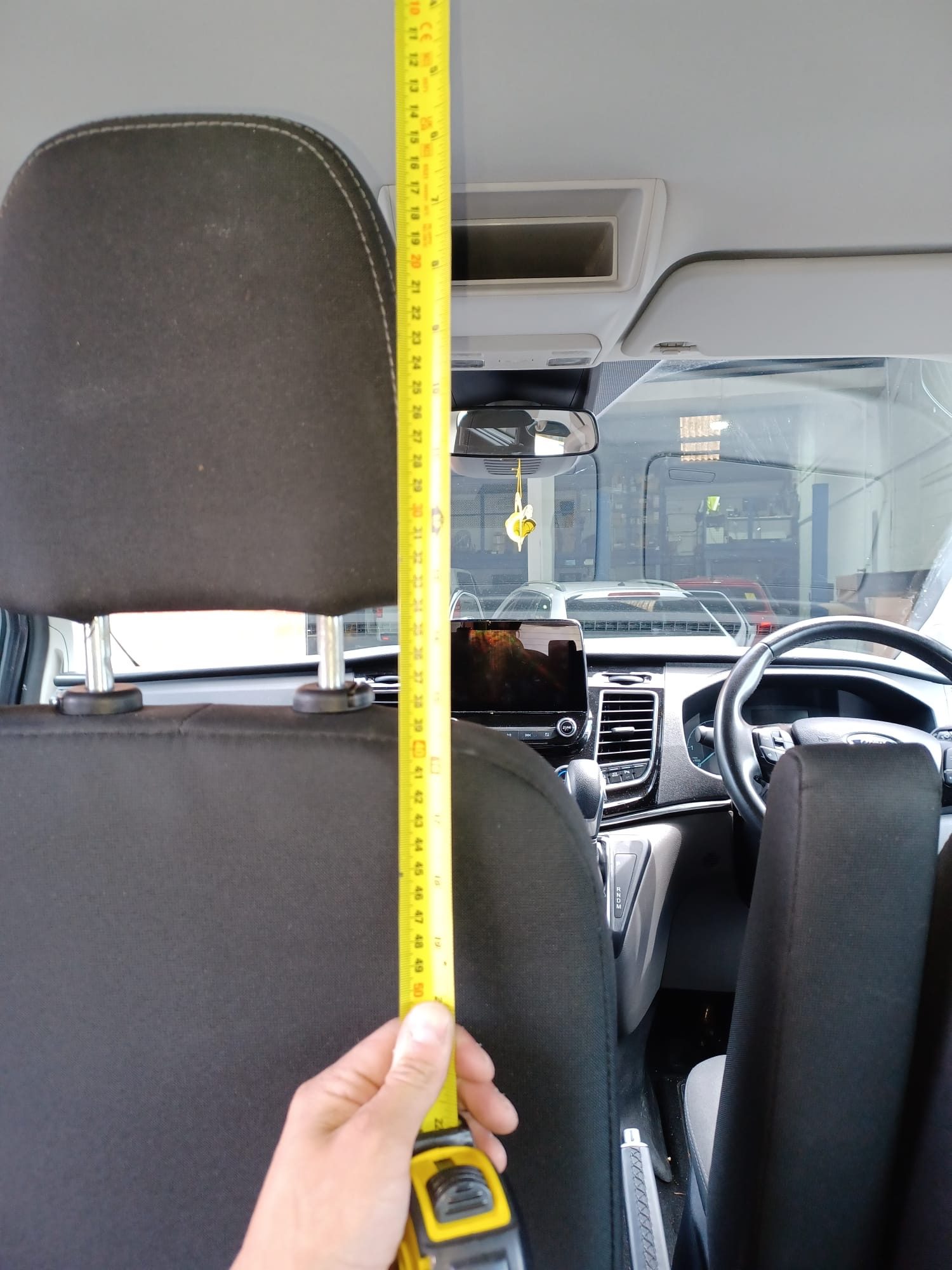 Protection screens fitted to a Ford Tourneo Custom
