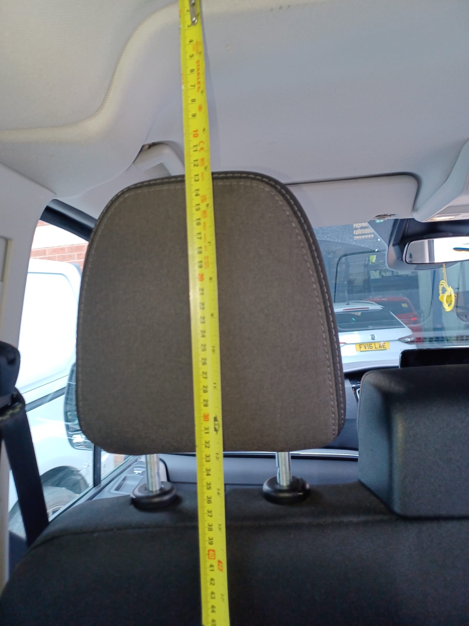 Protection screens fitted to a Ford Tourneo Custom