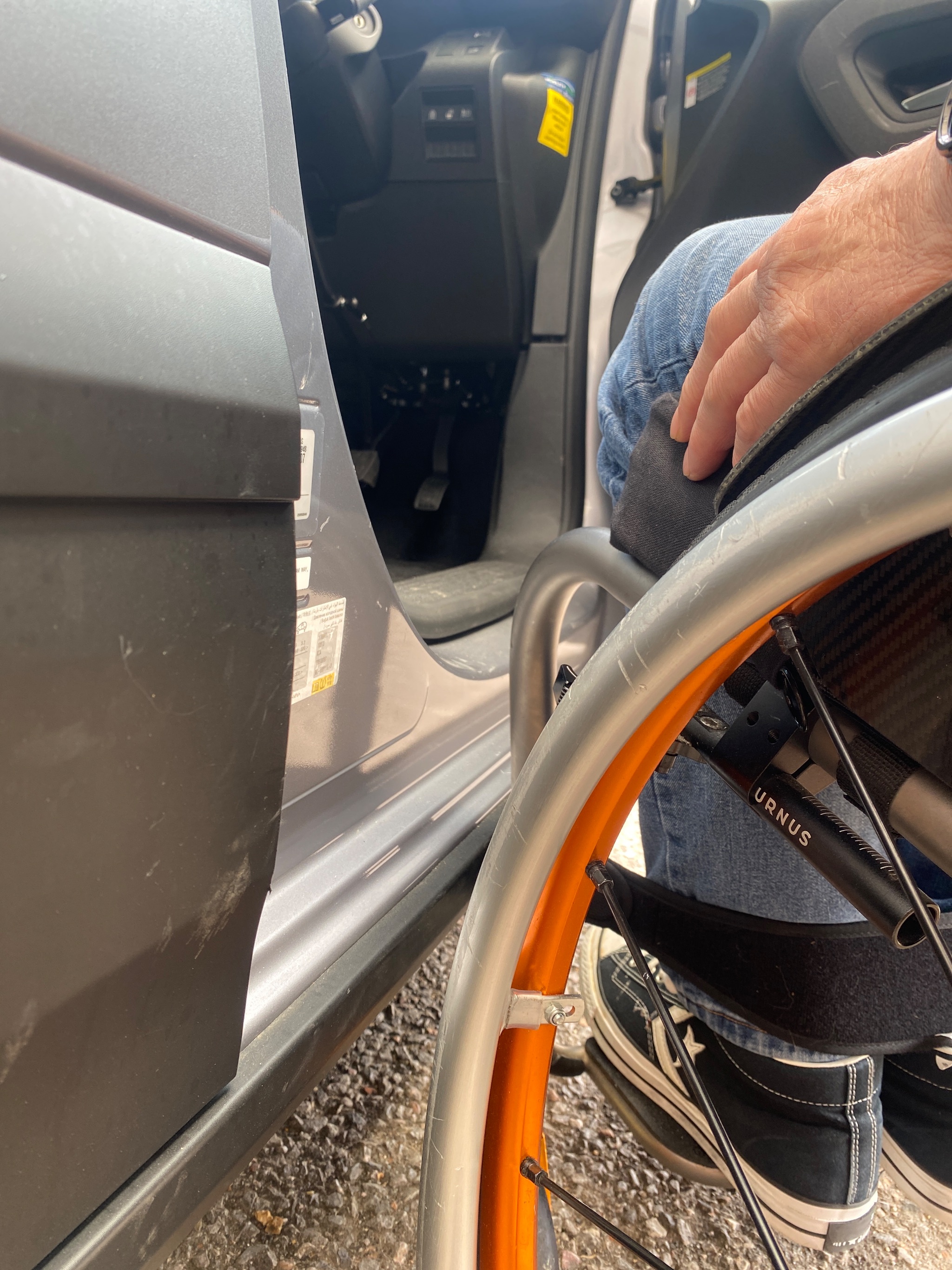 Peugeot Rifter GT EV parked in the Mobility Station workshop