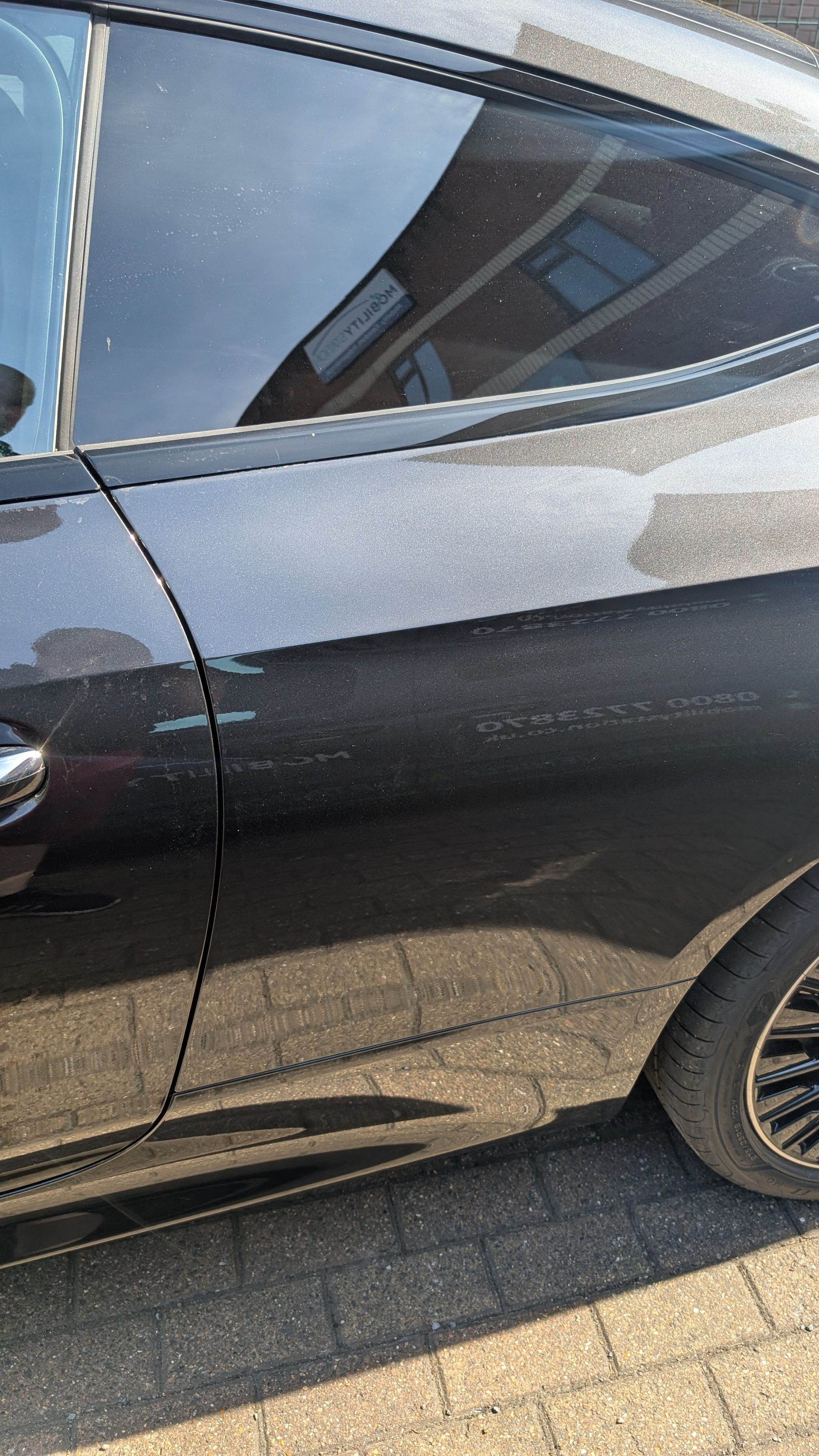 Push-pull hand controls fitted to a Mercedes CLE