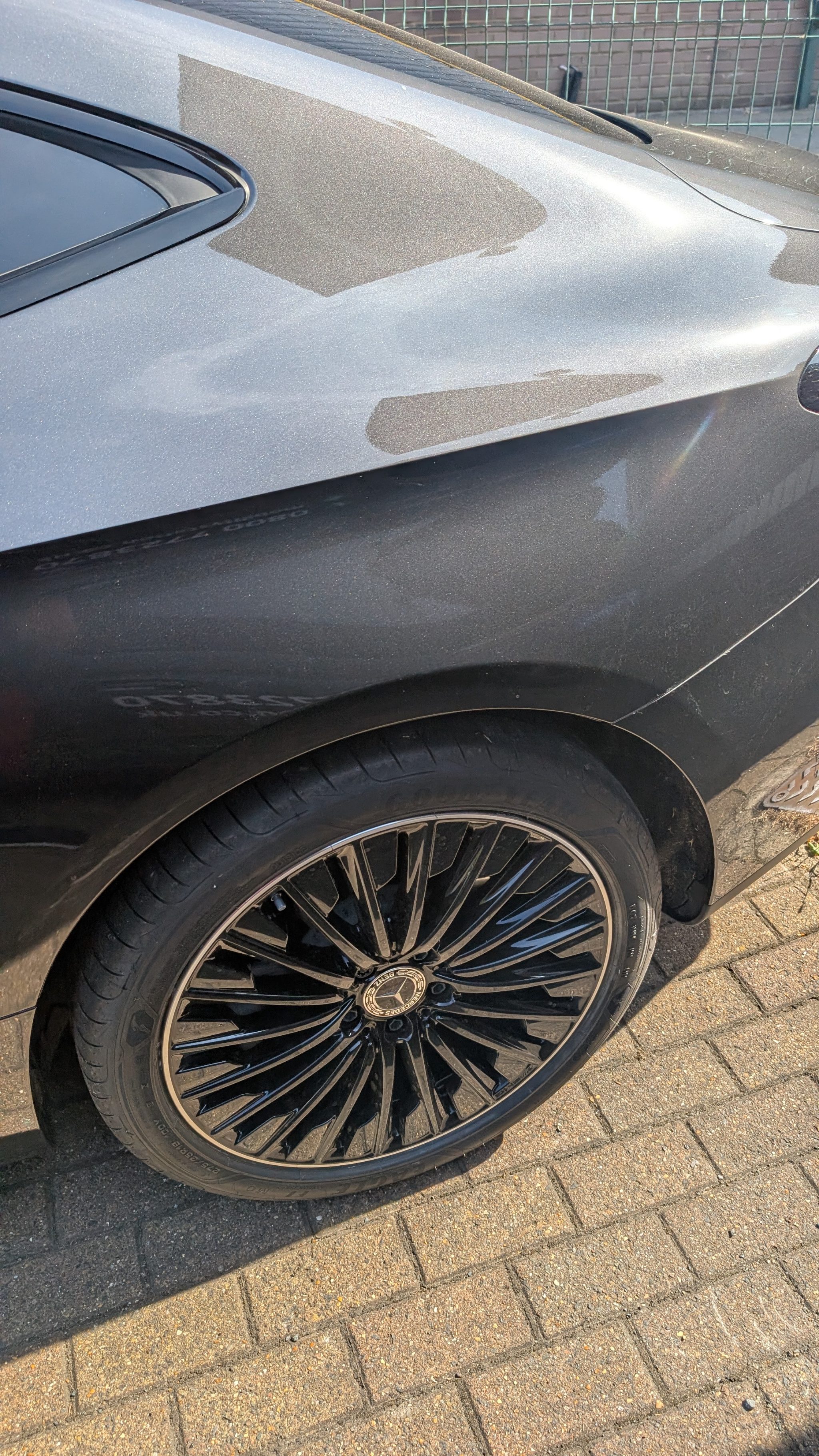 Push-pull hand controls fitted to a Mercedes CLE