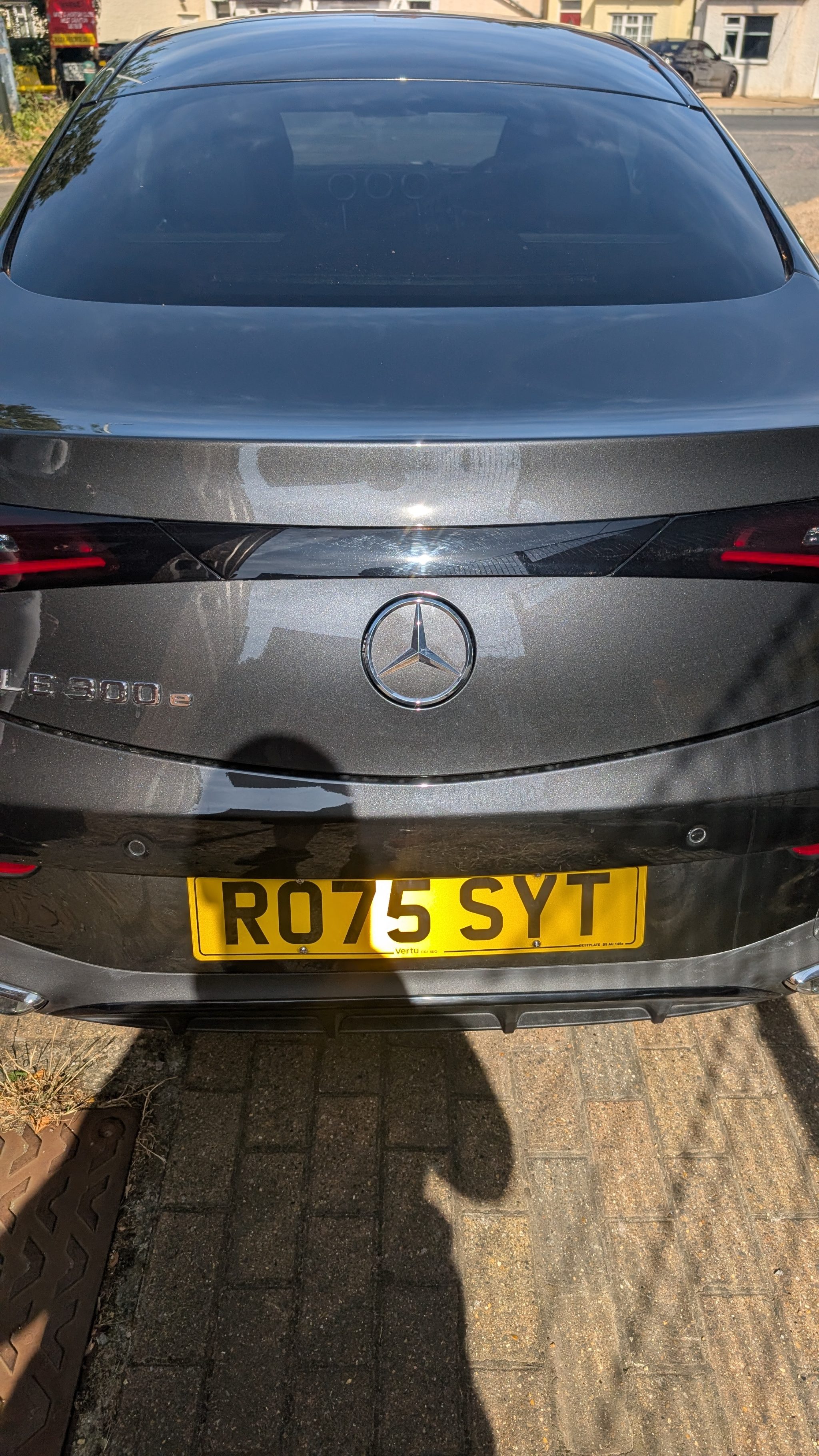 Push-pull hand controls fitted to a Mercedes CLE