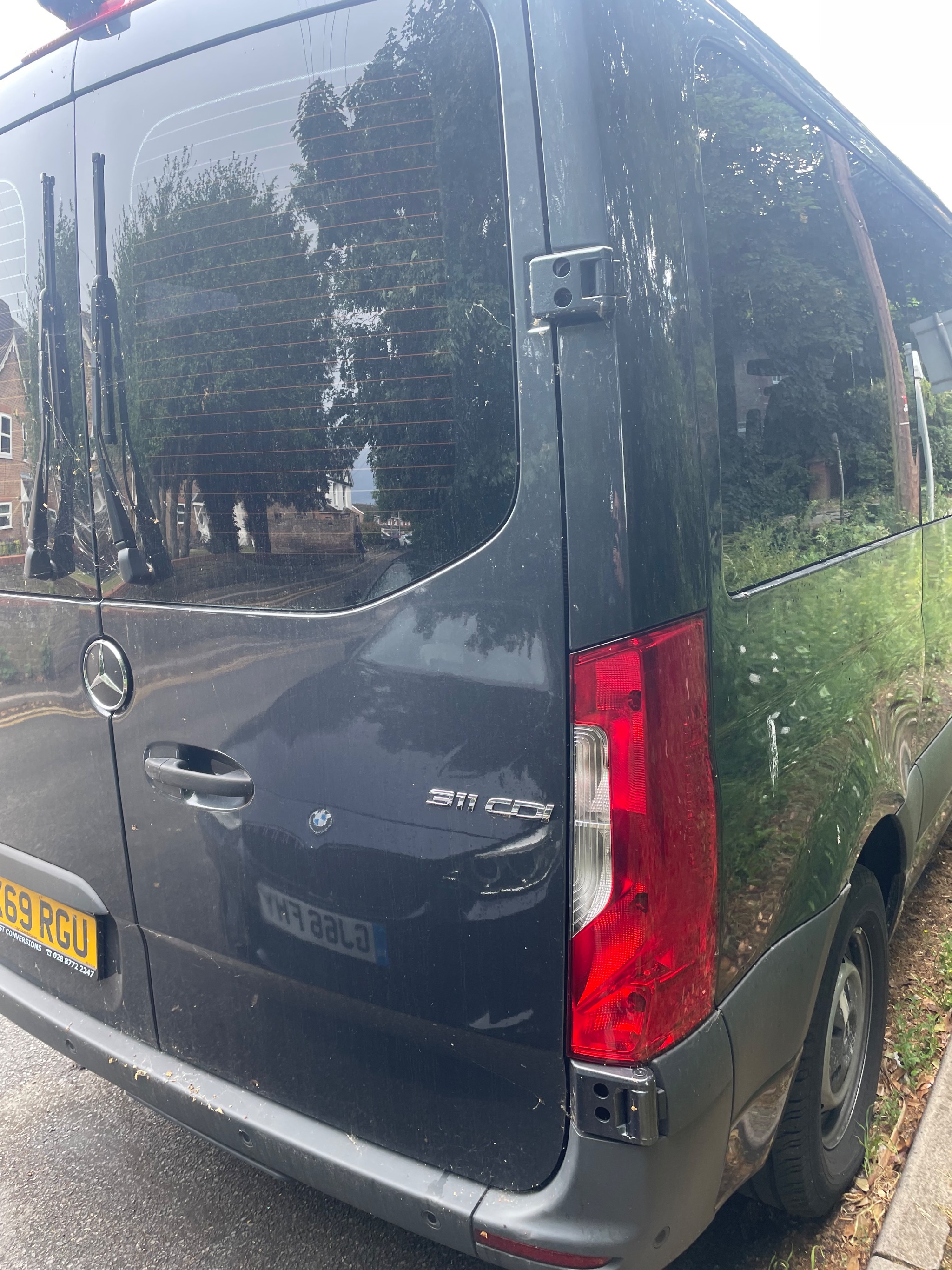 Replacement side step fitted at our Heathrow branch