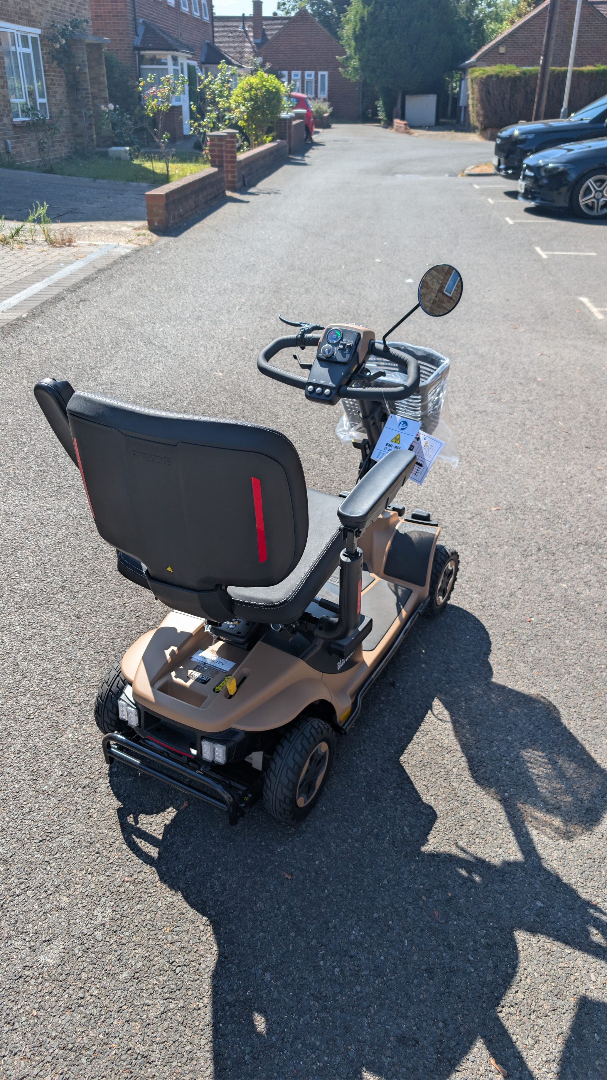Pride Baja Bandit Plus scooter delivered in Heathrow