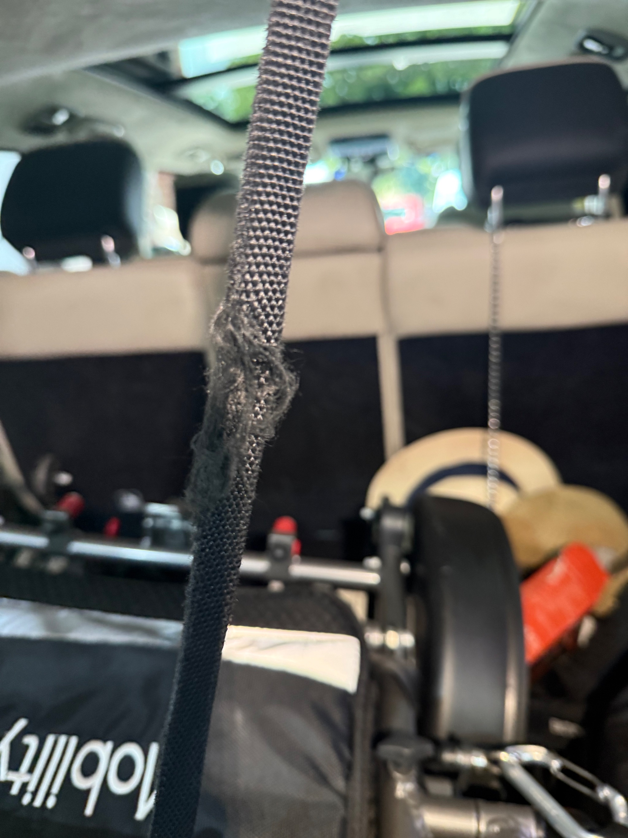 Boot hoist repair and webbing replacement at Heathrow