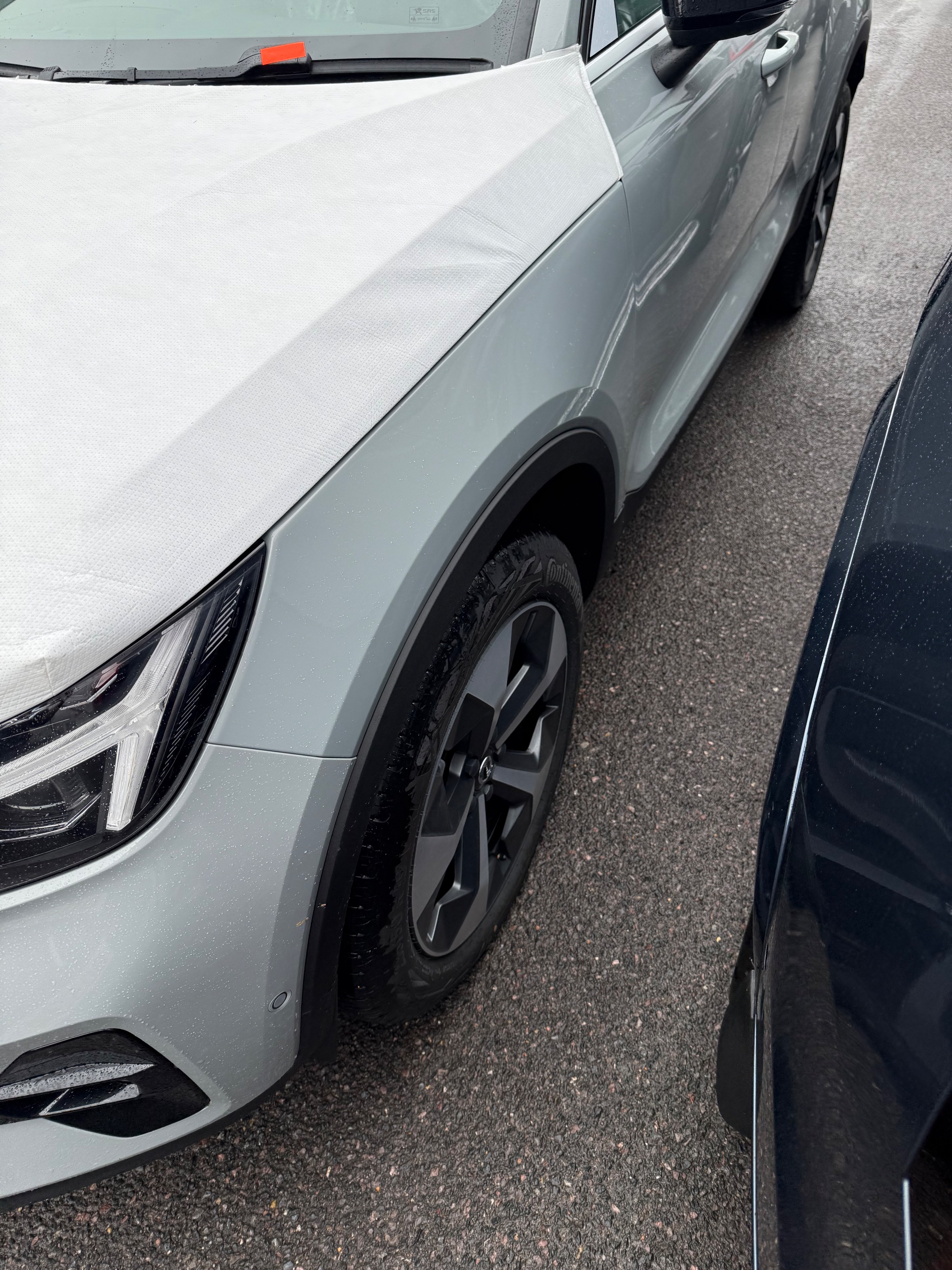Twin flip left foot accelerator fitted to a Volvo XC40 at Heathrow