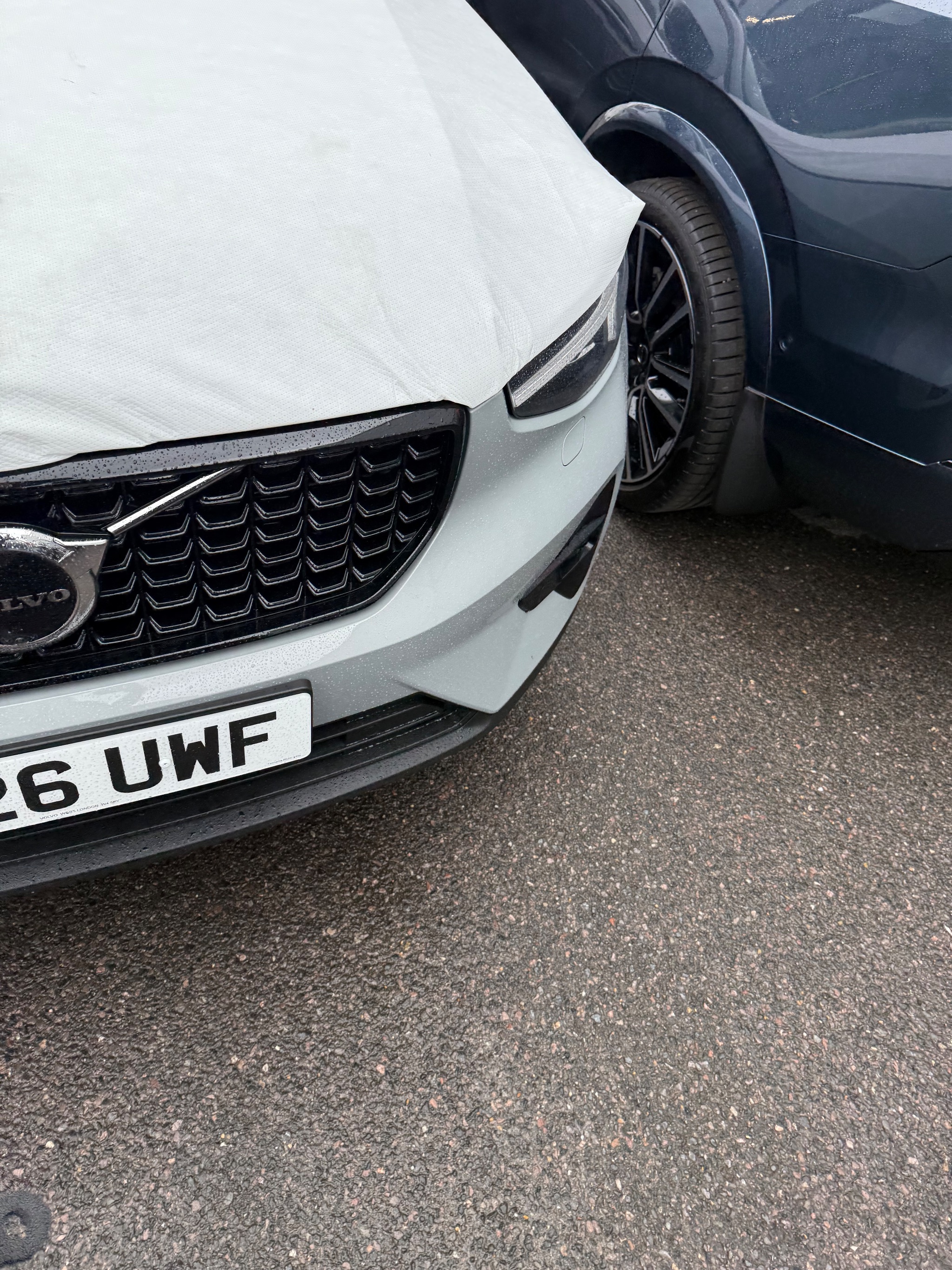 Twin flip left foot accelerator fitted to a Volvo XC40 at Heathrow