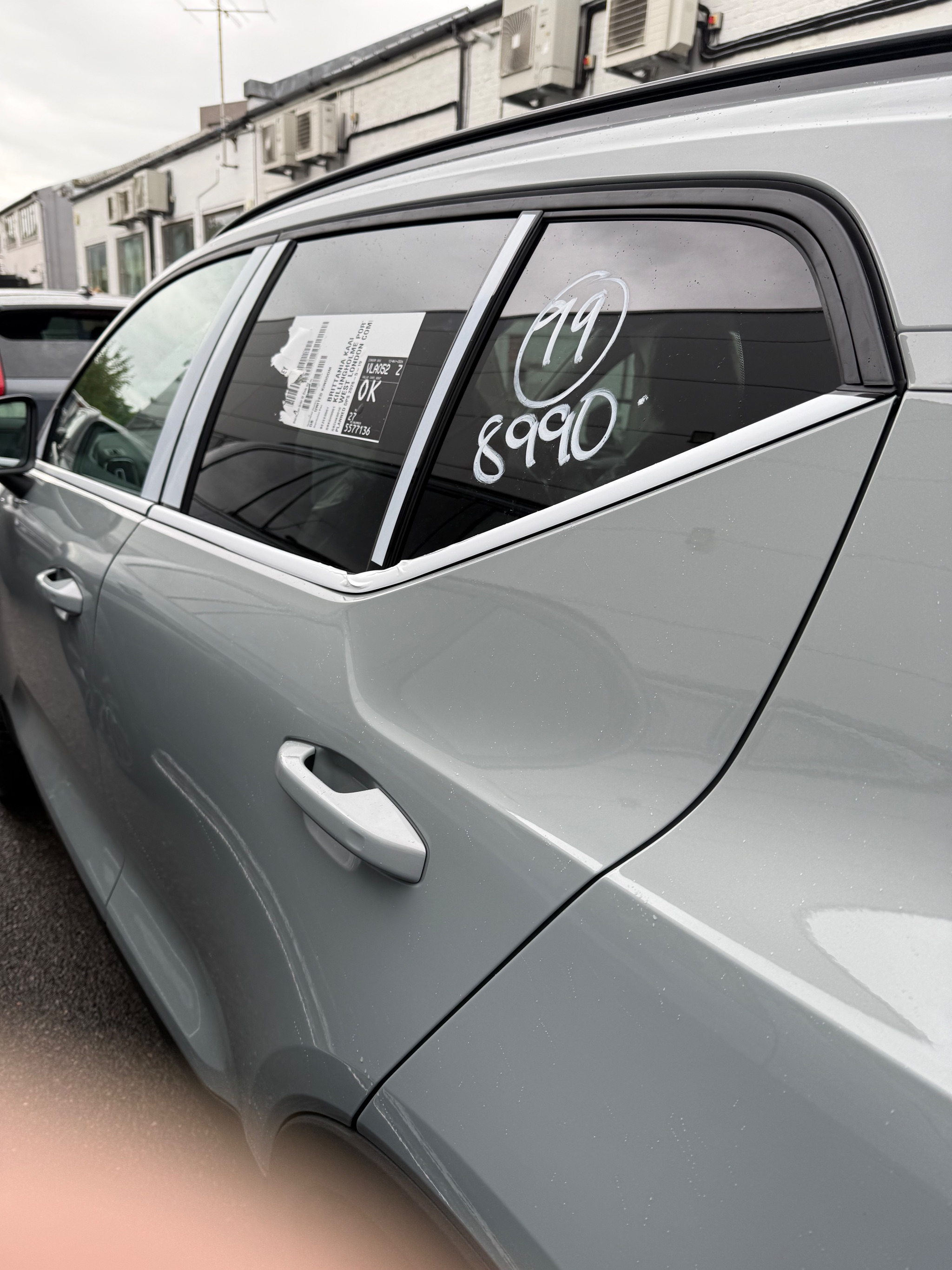 Twin flip left foot accelerator fitted to a Volvo XC40 at Heathrow