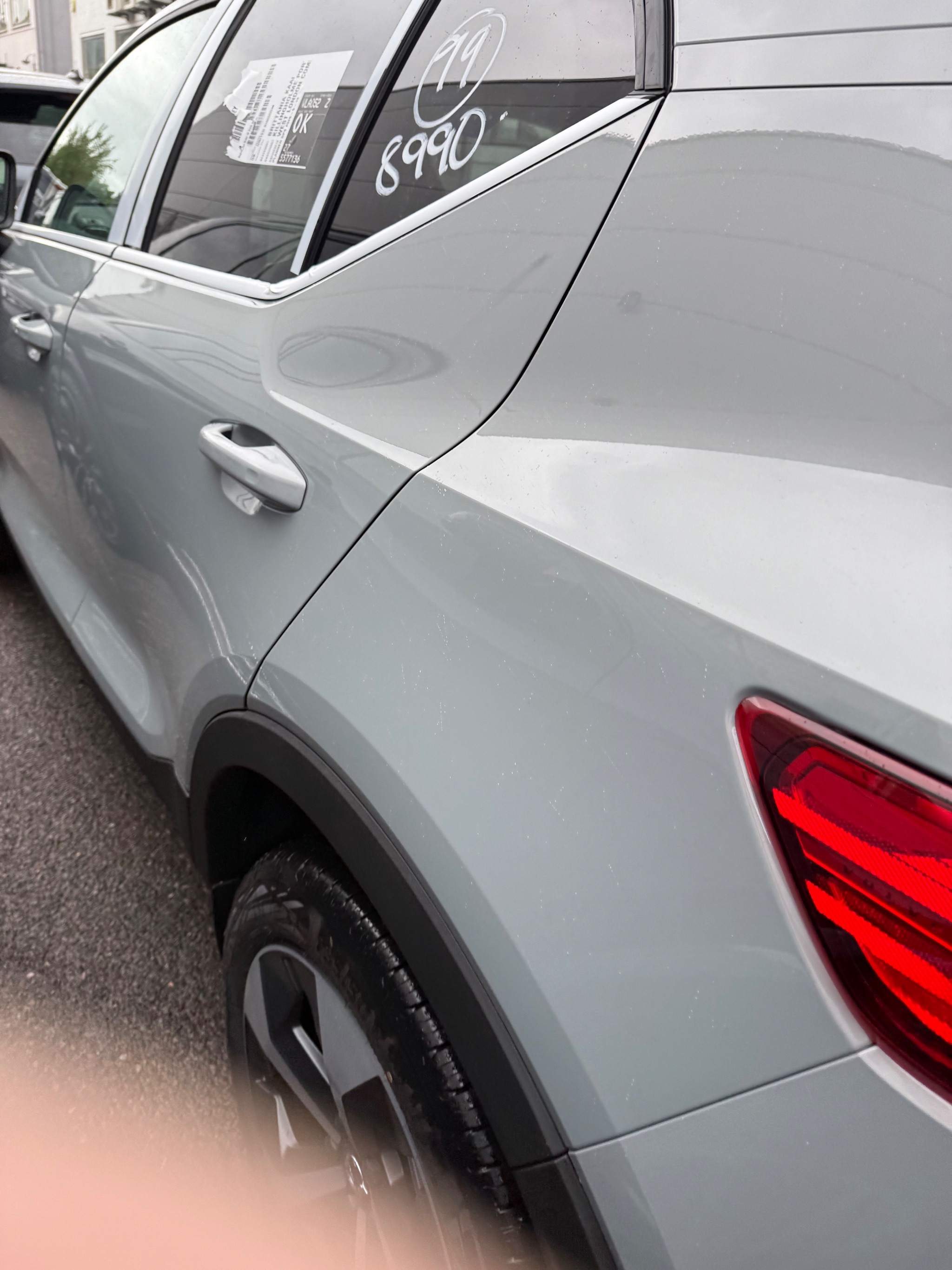 Twin flip left foot accelerator fitted to a Volvo XC40 at Heathrow