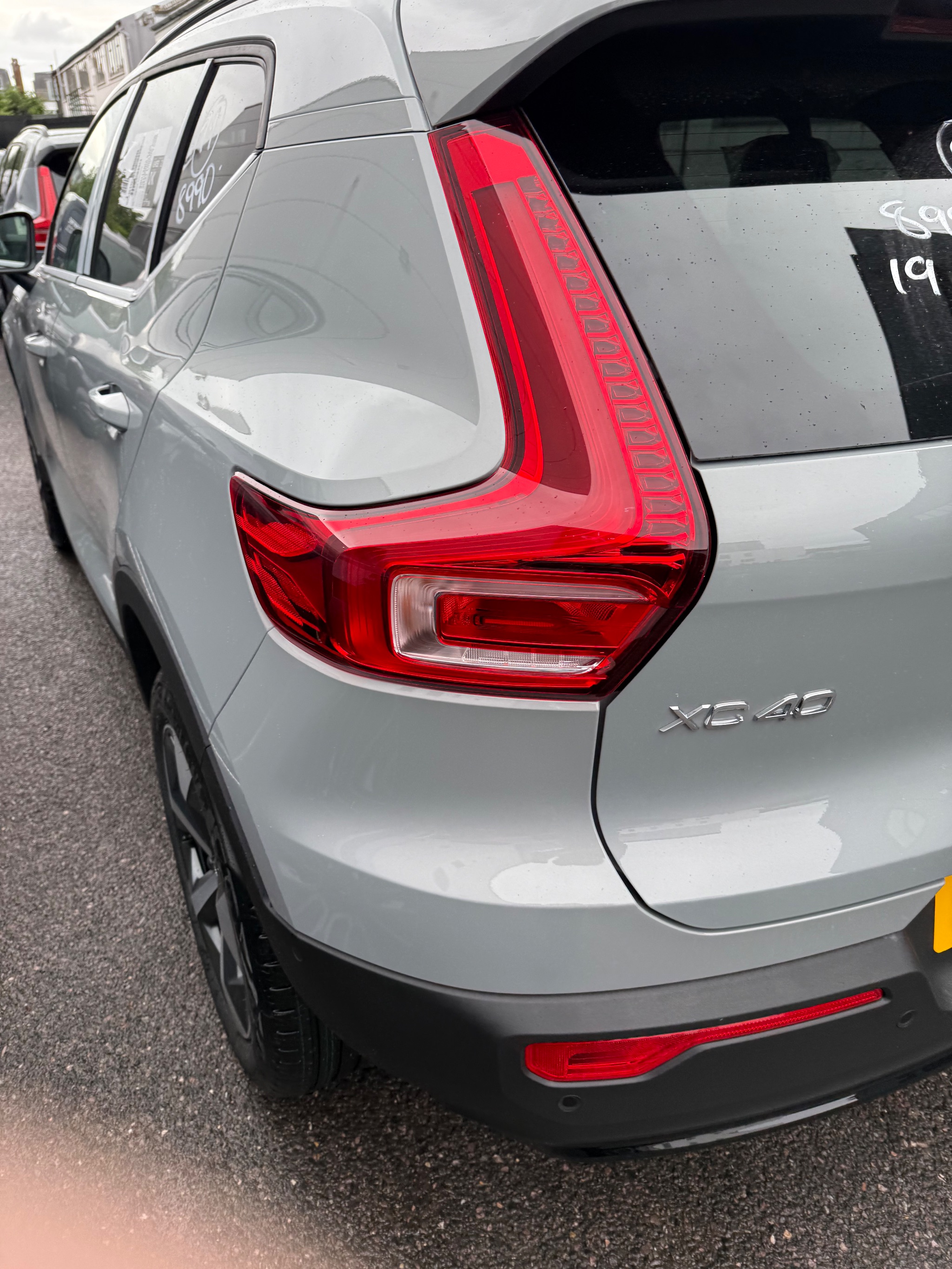 Twin flip left foot accelerator fitted to a Volvo XC40 at Heathrow