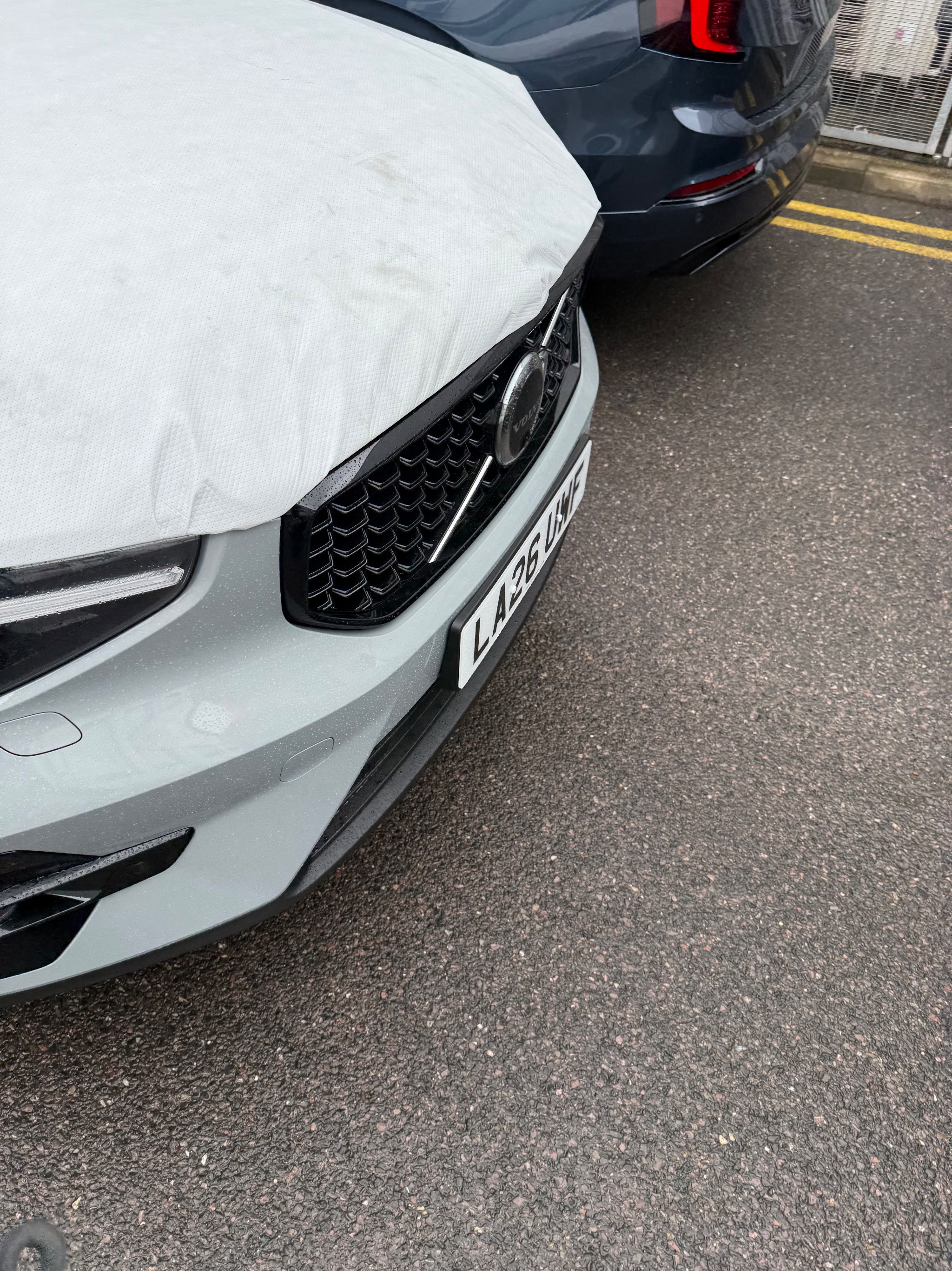Twin flip left foot accelerator fitted to a Volvo XC40 at Heathrow