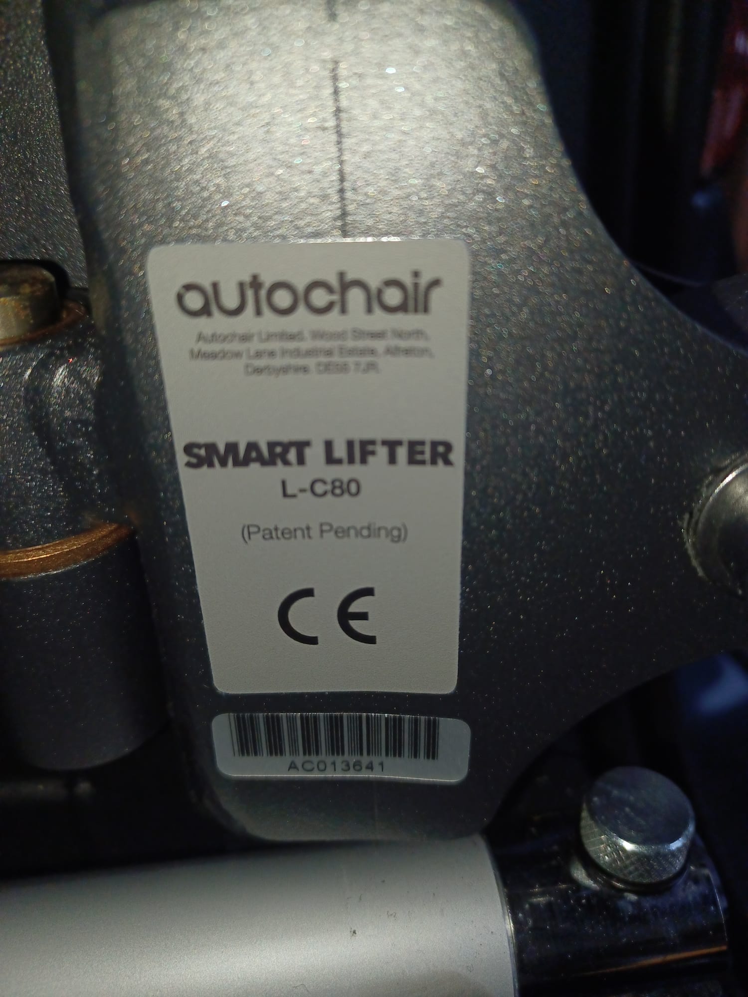 Replacement boot hoist motor component ready for installation