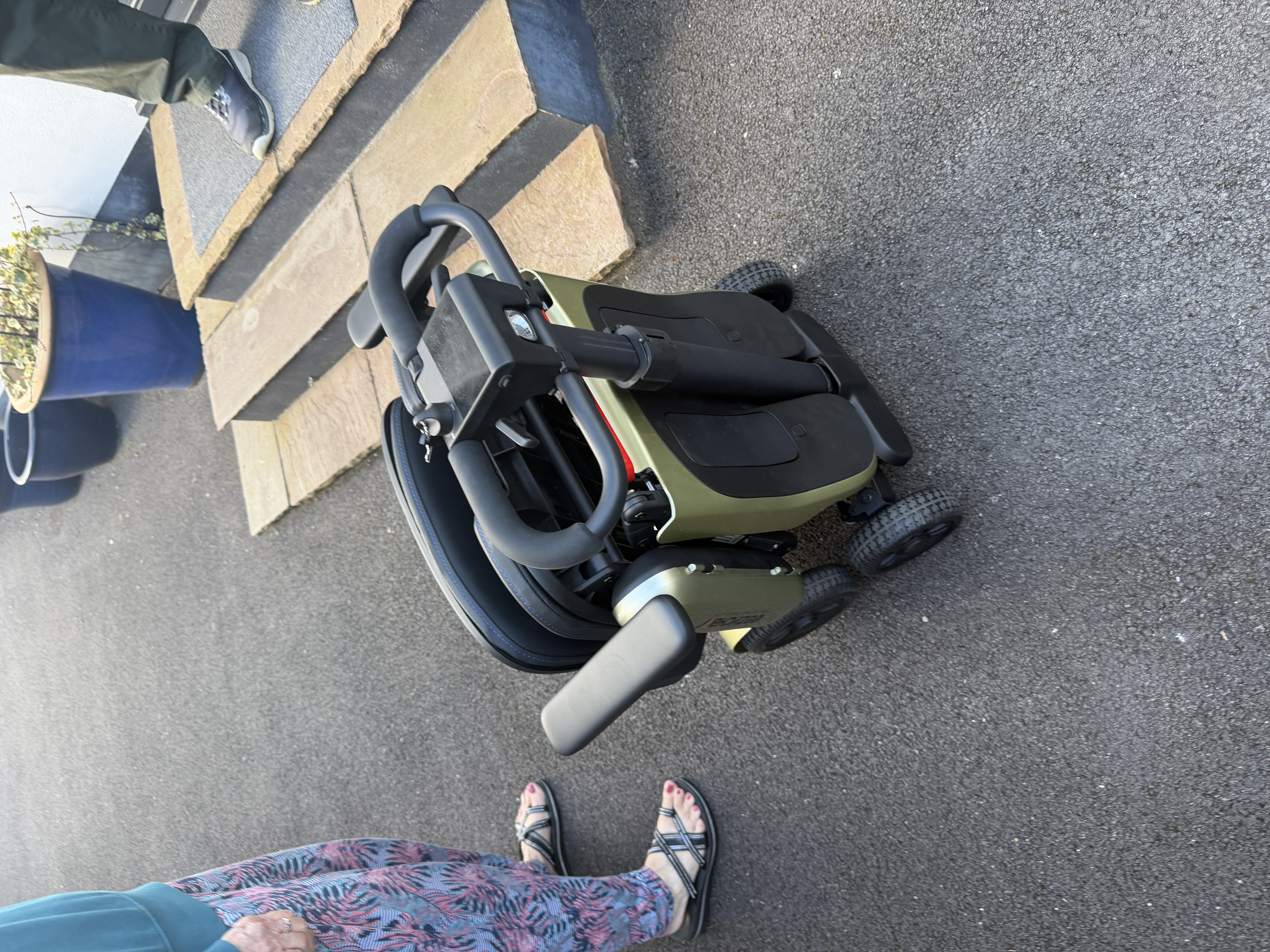 Eezy-Fold folding powerchair ready for delivery