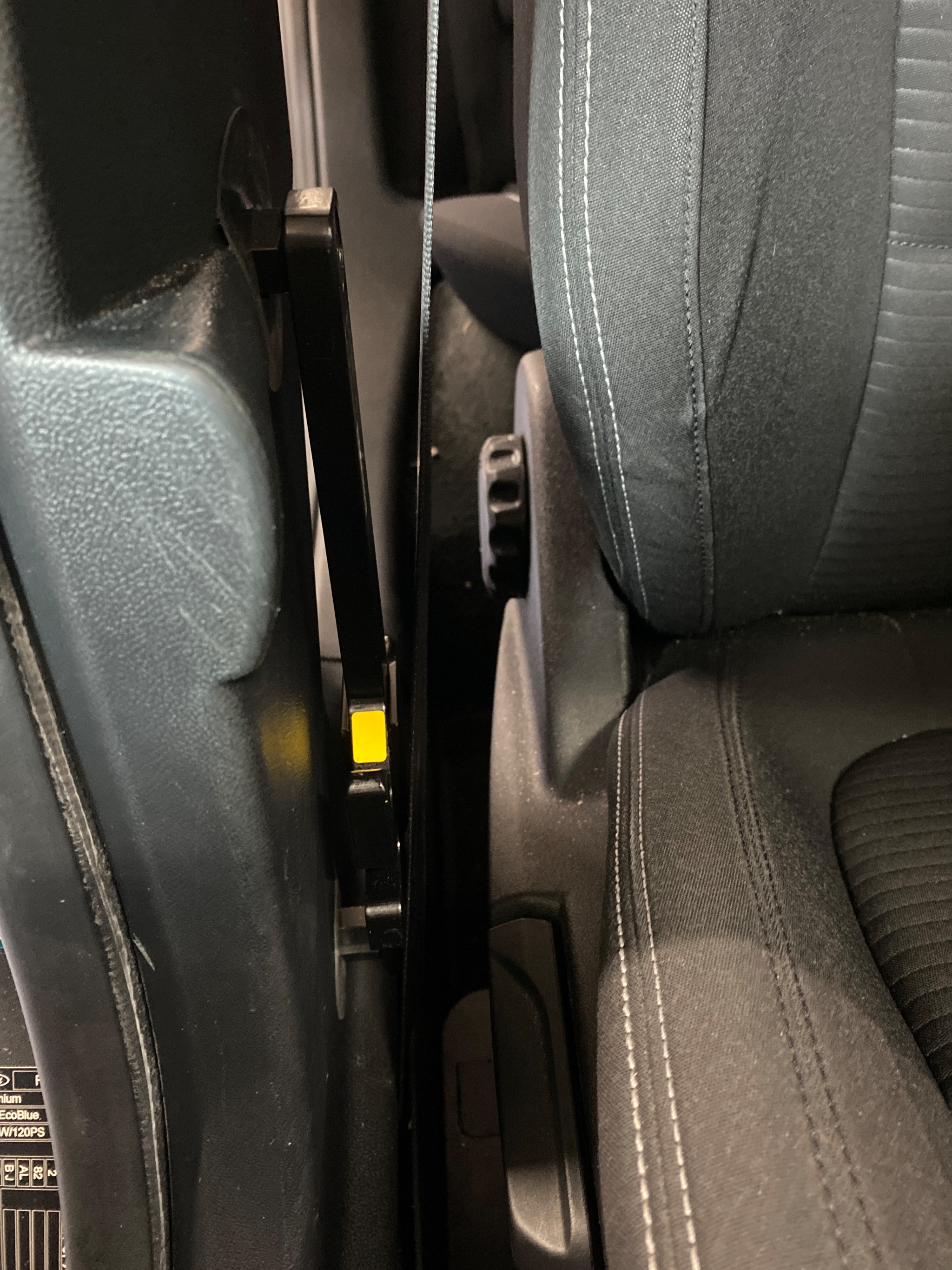 Ford Focus in the Ferndown workshop for driver access adaptations