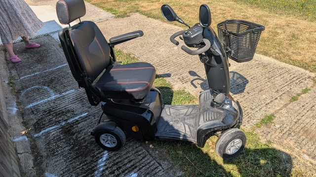 TGA Vita E mobility scooter prepared for handover