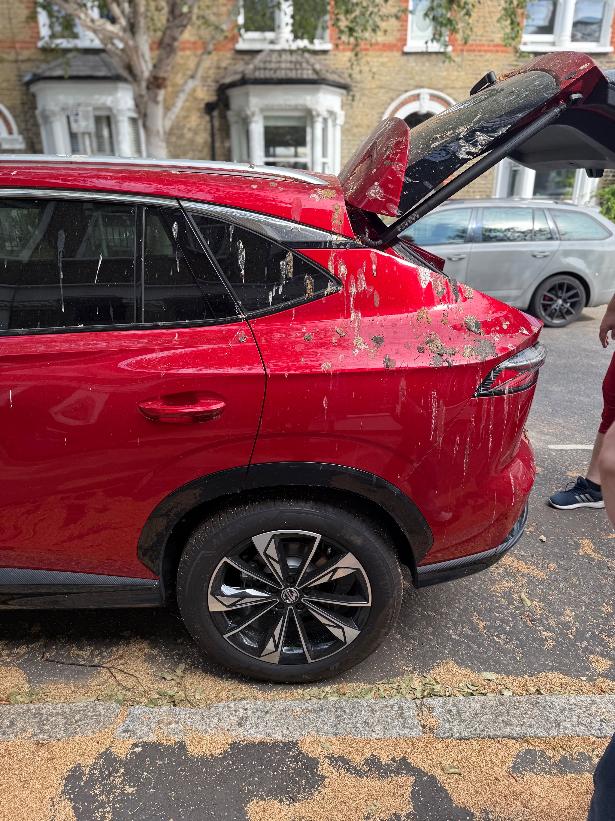 Autochair boot hoist fitted to an MG HS at our Heathrow branch