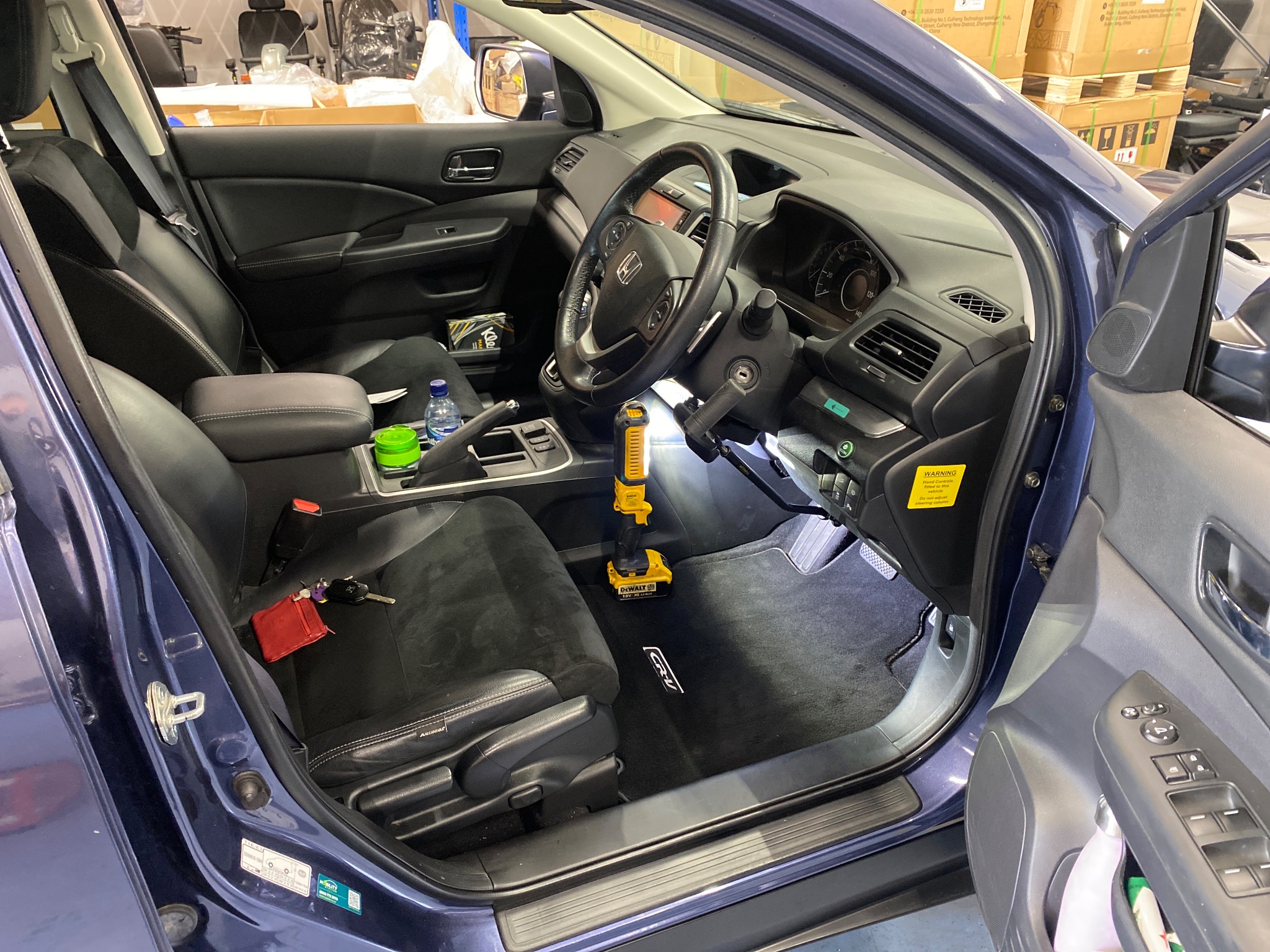 Vehicle adaptation fitted to a Honda CR-V in Ferndown