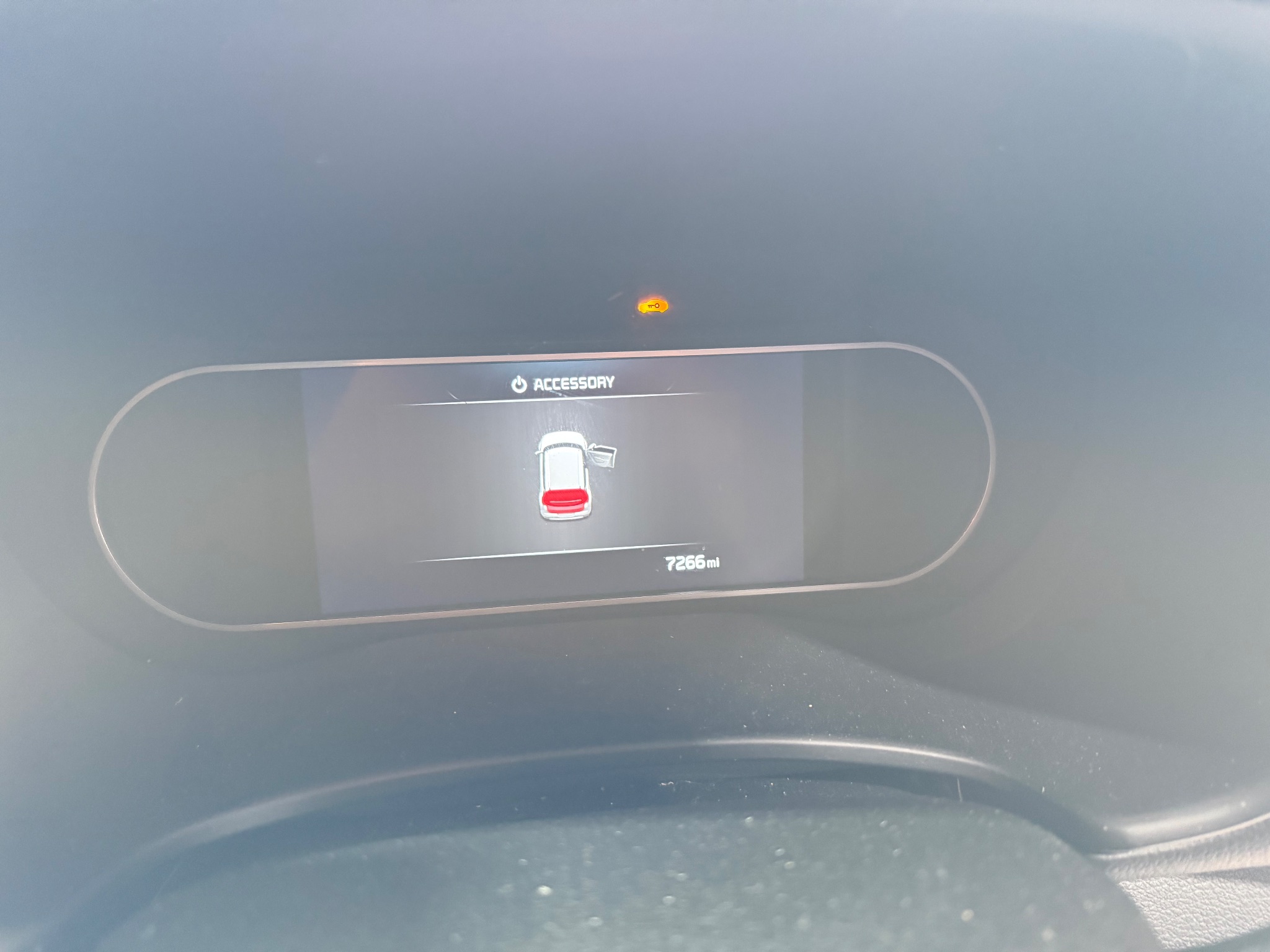 Repaired boot hoist arm operating smoothly in vehicle boot