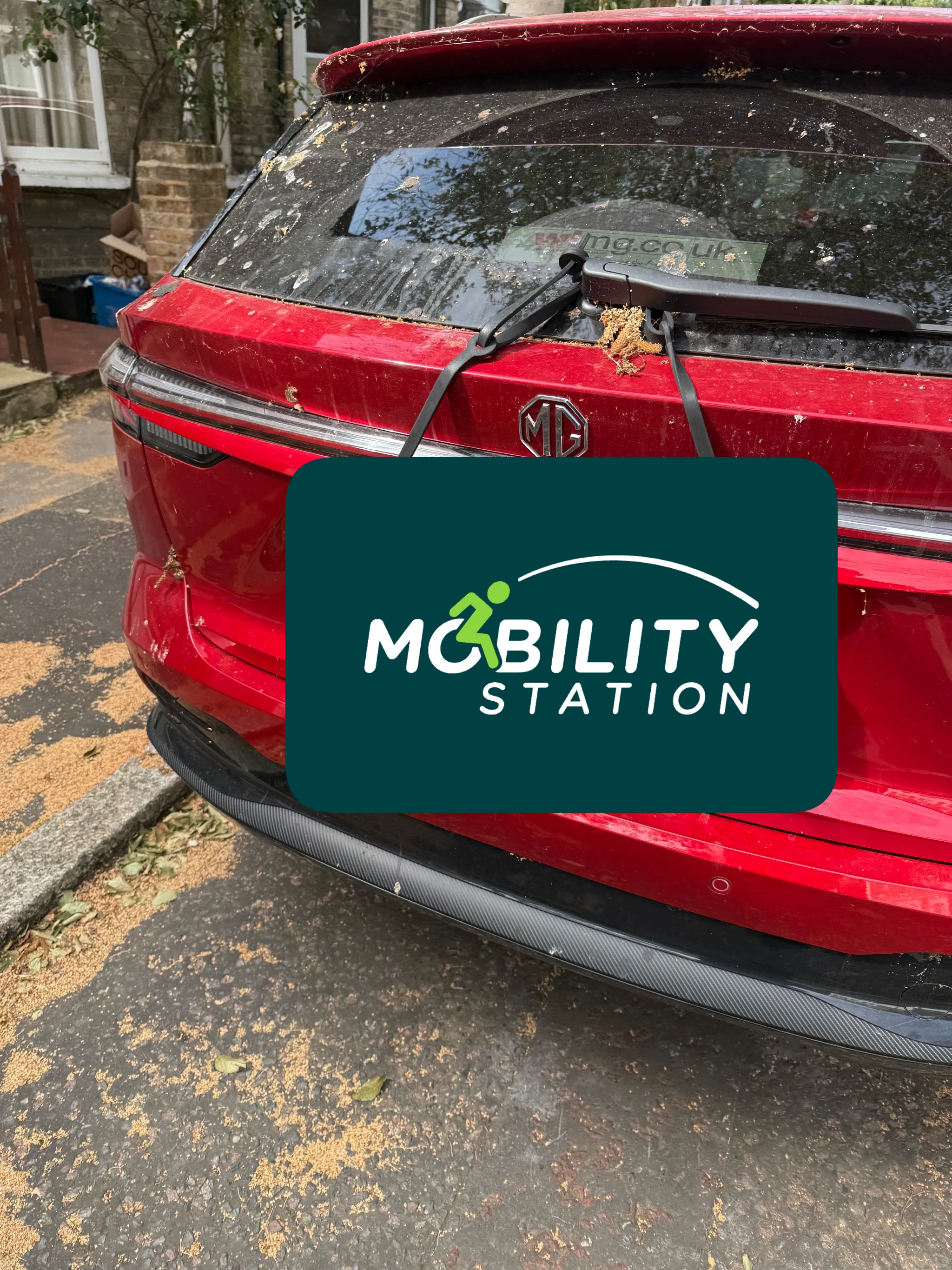 Autochair boot hoist fitted to an MG HS at our Heathrow branch
