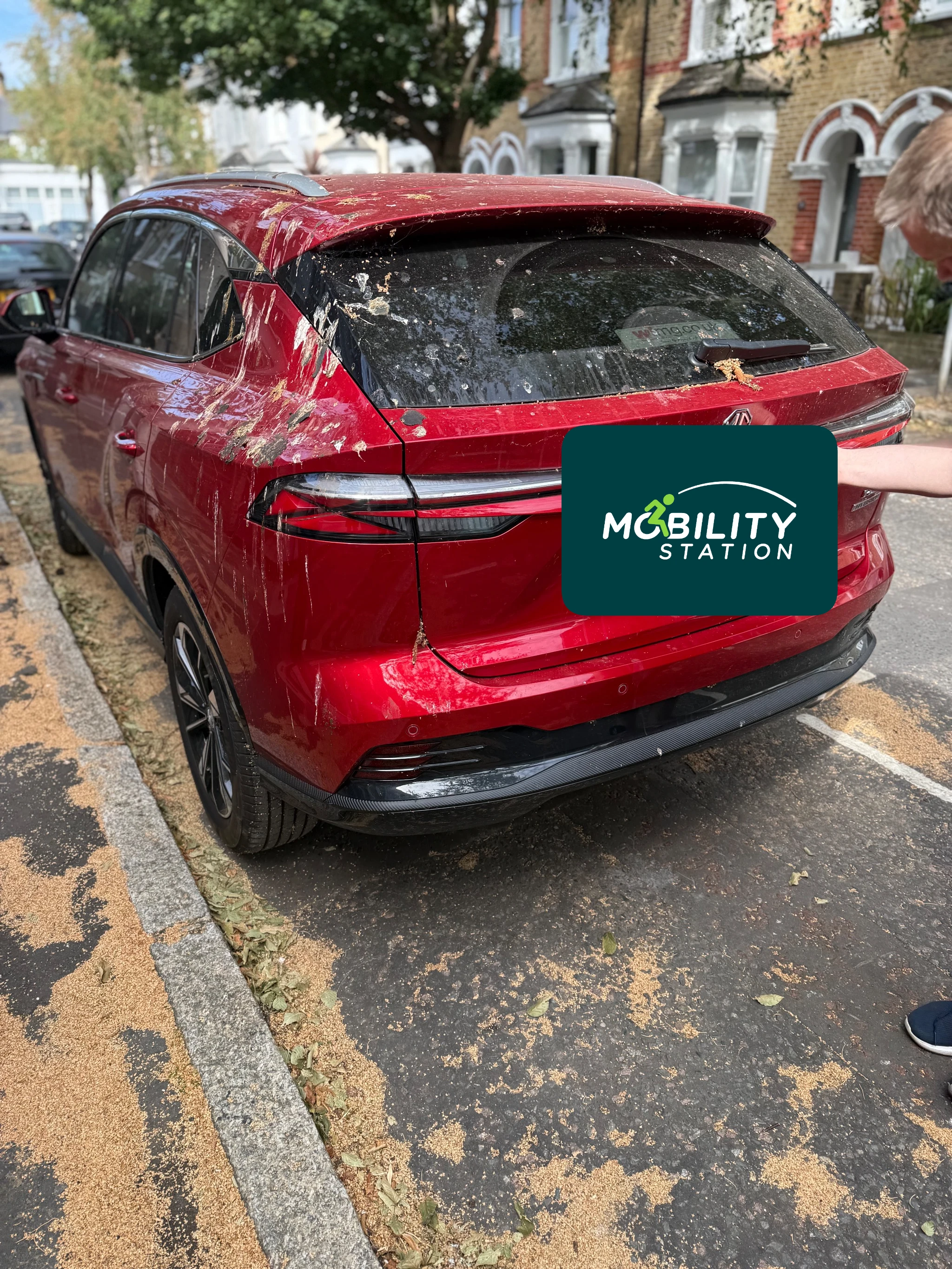 Autochair boot hoist fitted to an MG HS at our Heathrow branch