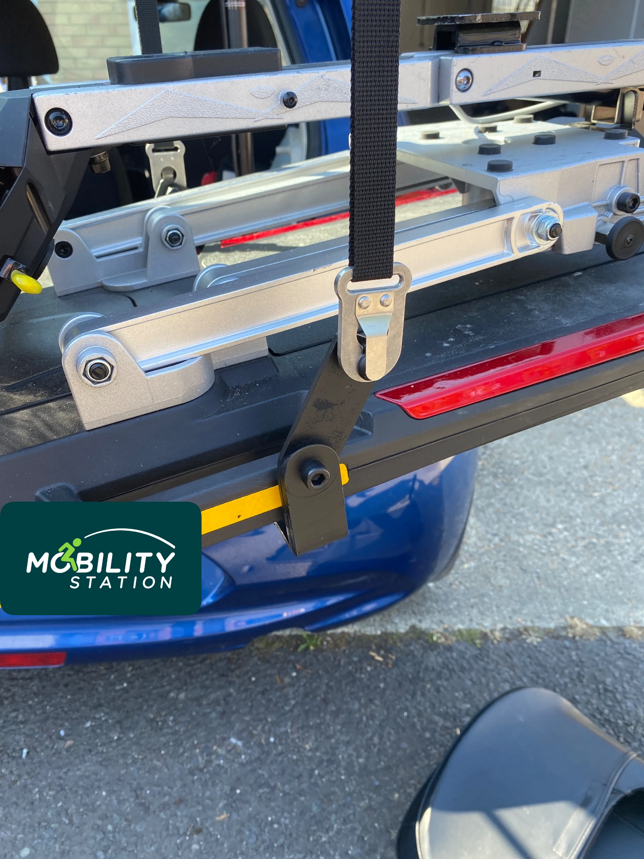 Brig-Ayd boot hoist fitted to a Nissan Micra in Ferndown