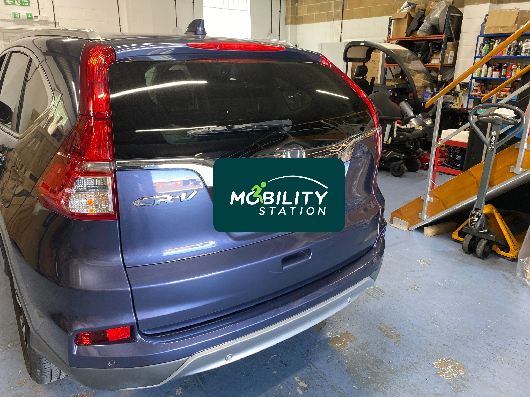 Vehicle adaptation fitted to a Honda CR-V in Ferndown