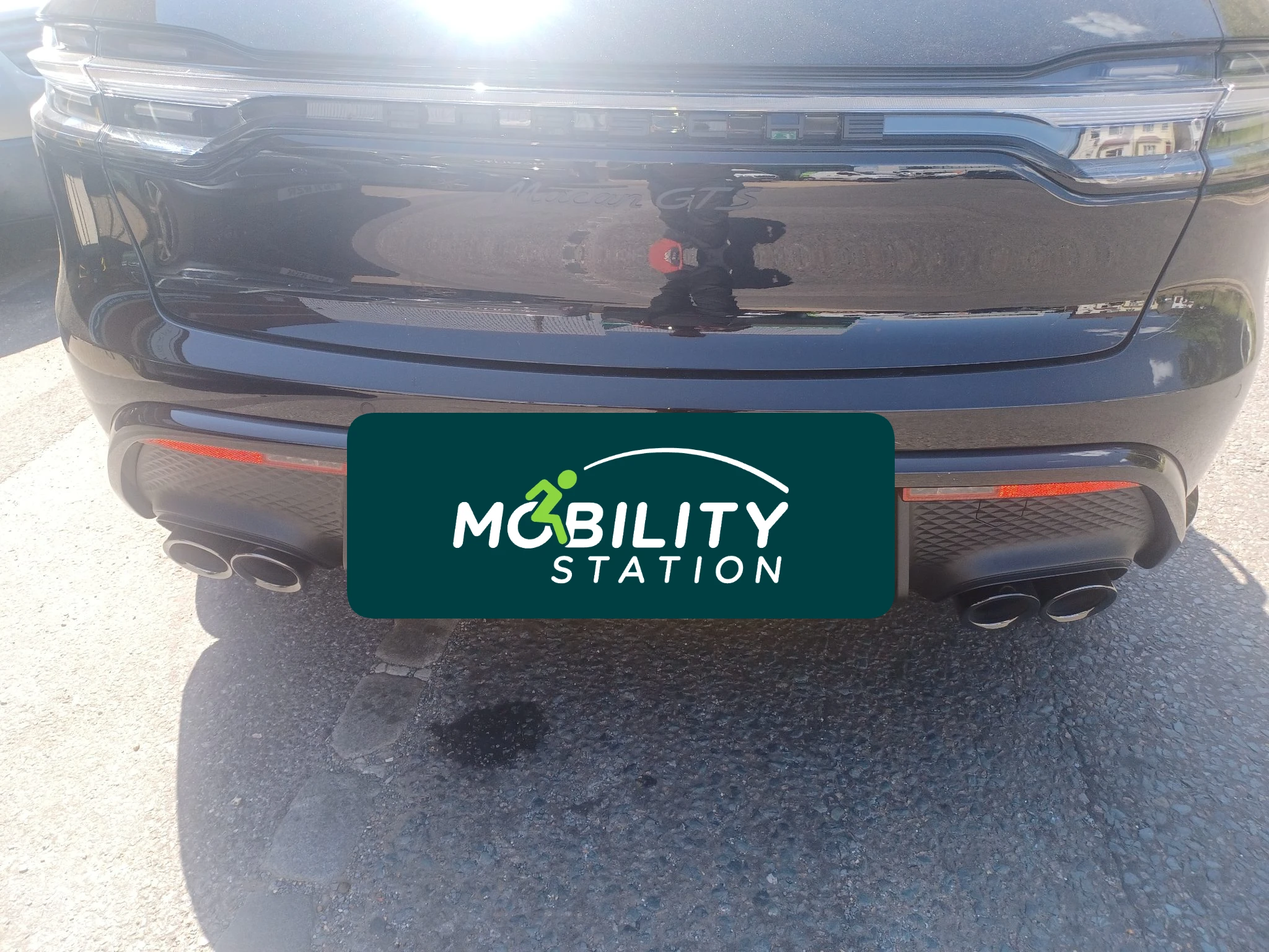 Push-pull hand controls fitted to a Porsche Macan at Heathrow