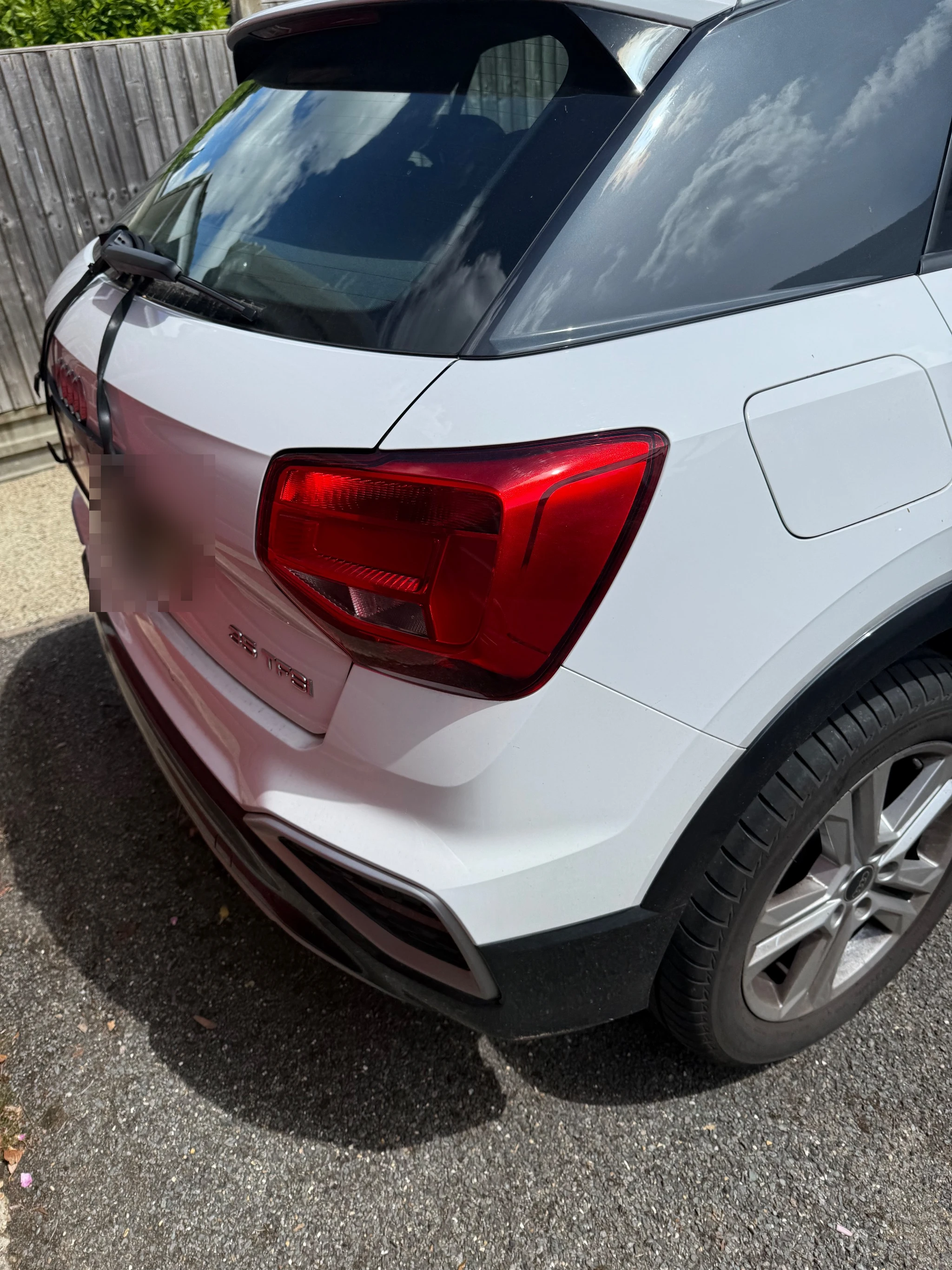 Audi Q2 prepared for adaptation work at our workshop