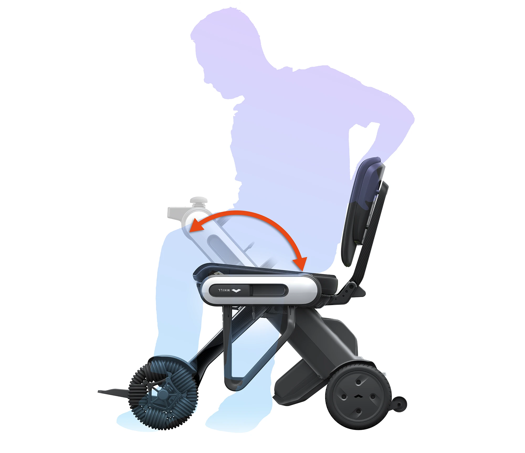 TGA Mobility WHILL C Lite Carbon Electric Wheelchair mobility product 10