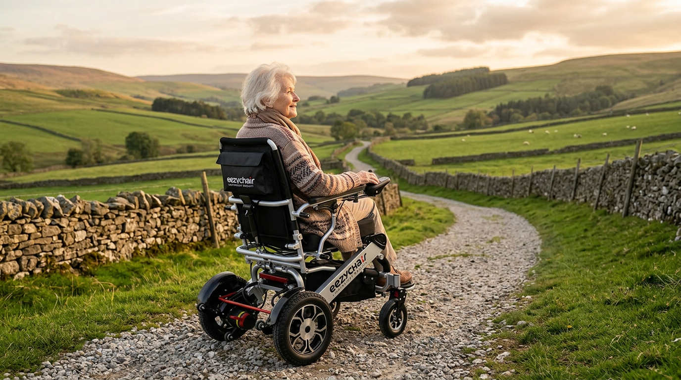 Eezy Split Folding Electric Wheelchair mobility product 9