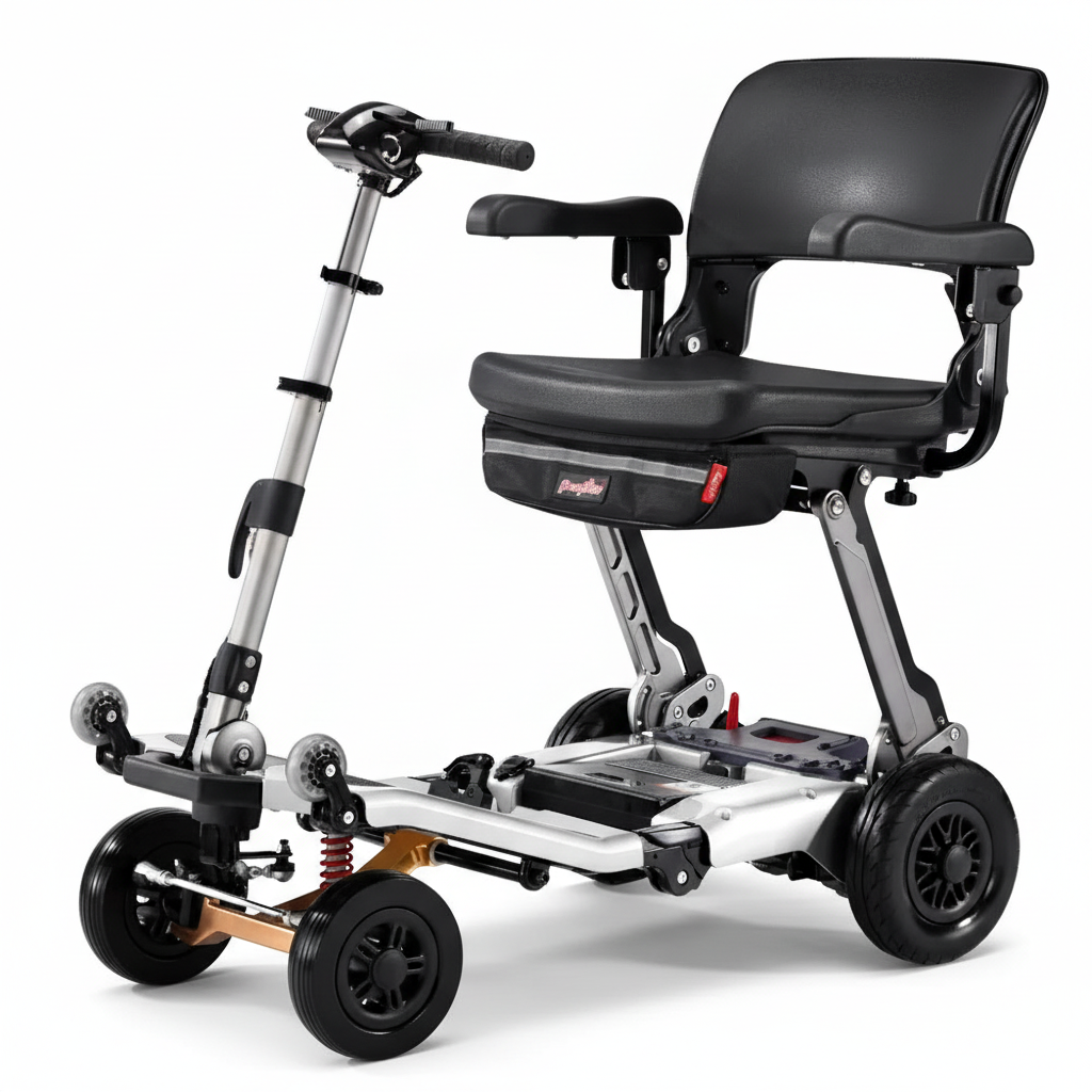Luggie Super Deluxe 4 Wheel Folding Mobility Scooter mobility product 4