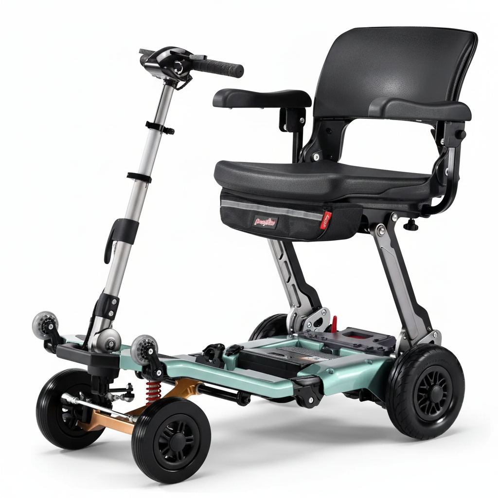 Luggie Super Deluxe 4 Wheel Folding Mobility Scooter mobility product 5