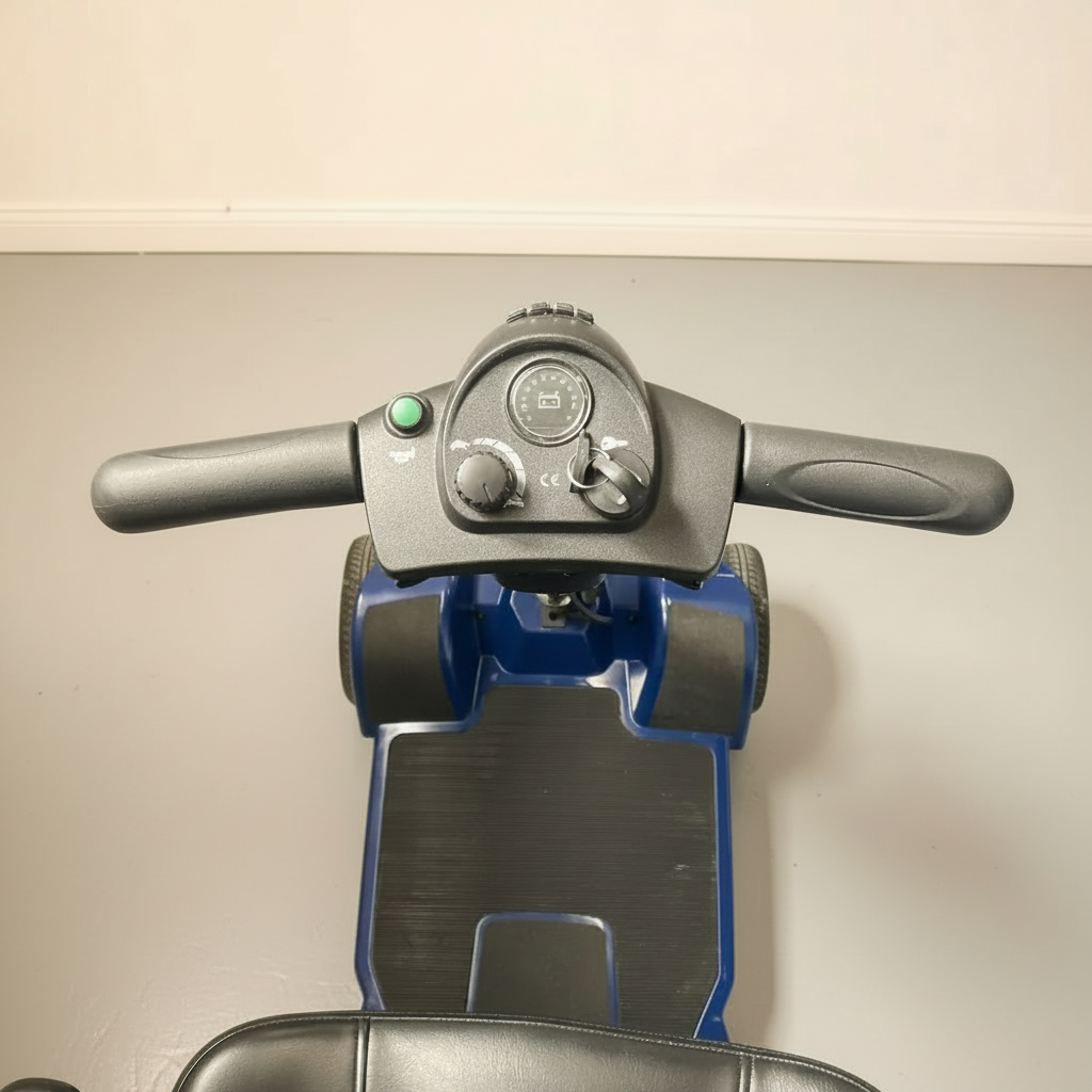 Pride Apex AlumaLite Mobility Scooter in Blue Used mobility product 4