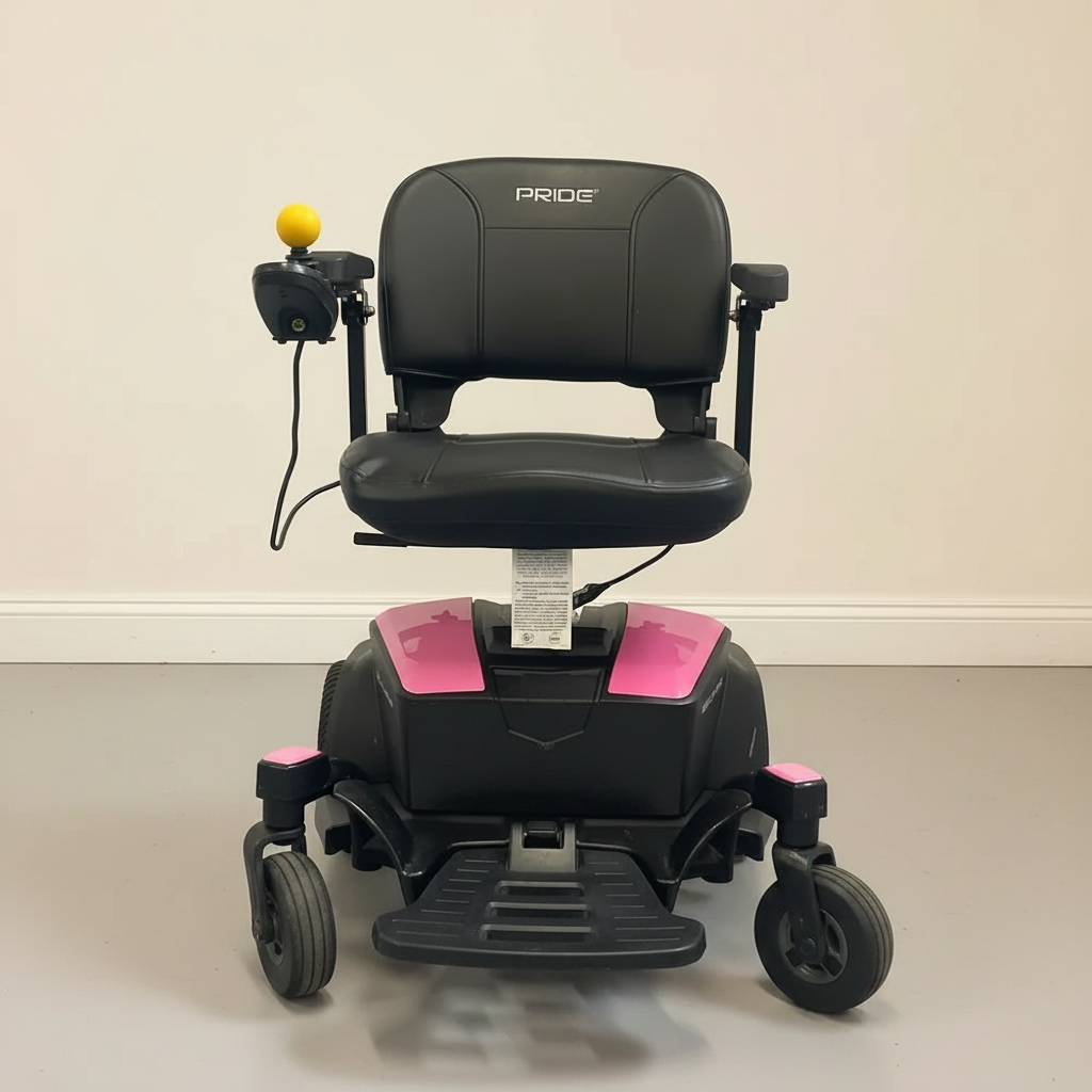 Pride Go Chair - The Portable Electric Powered Wheelchair Pink Used mobility product 4
