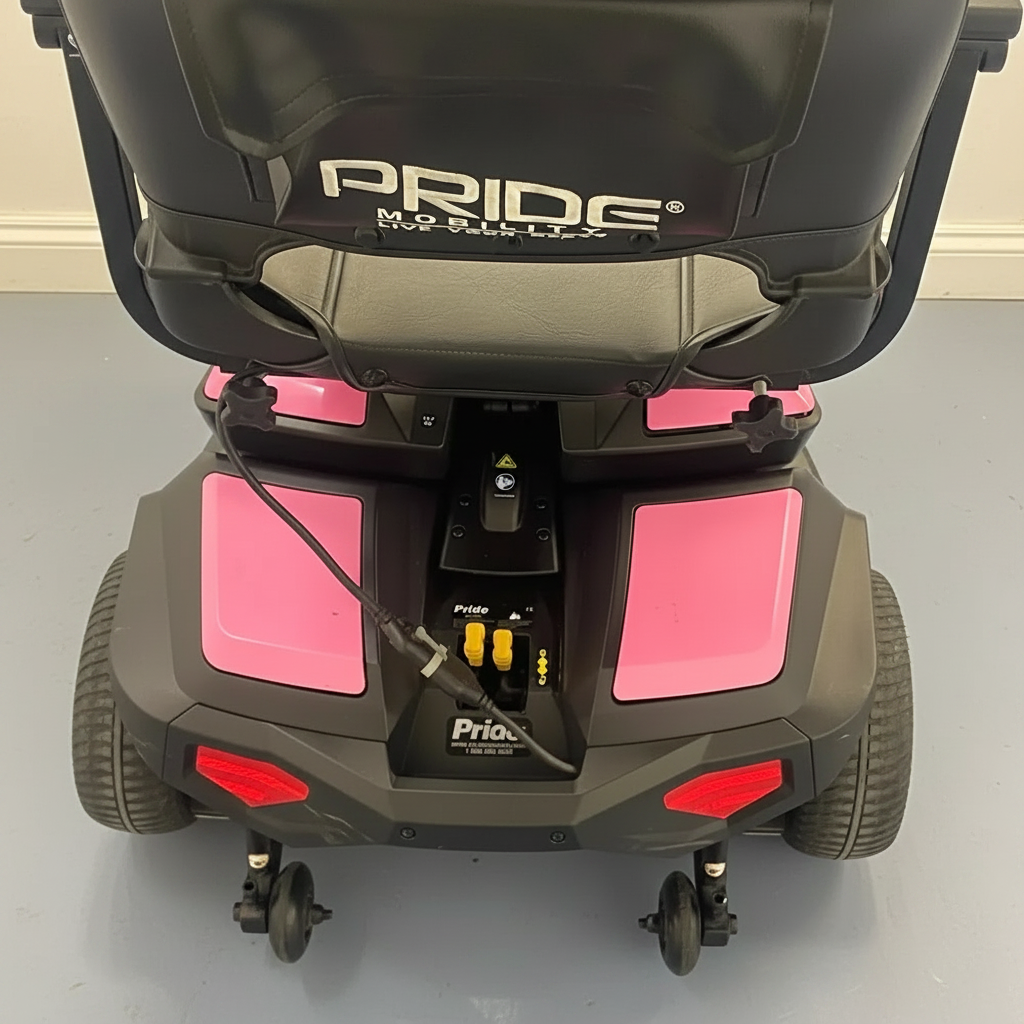 Pride Go Chair - The Portable Electric Powered Wheelchair Pink Used mobility product 2