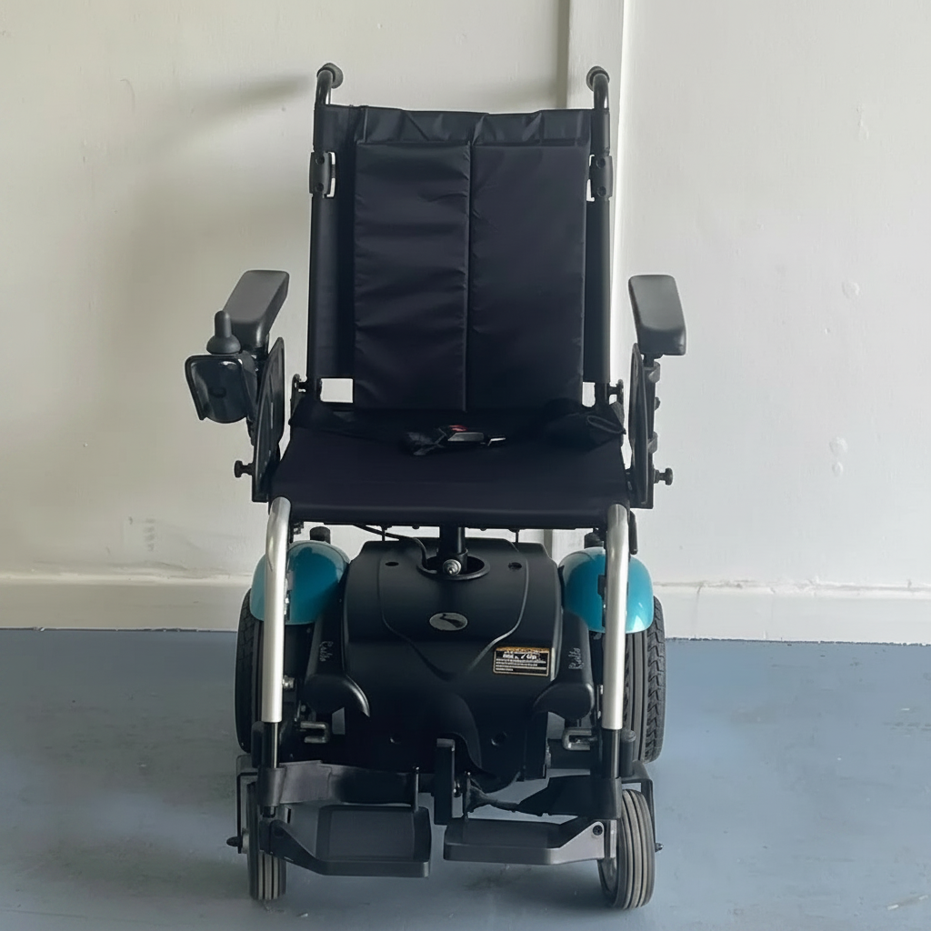 Rascal Rialto Mini P327 Powered Wheelchair Blue Used mobility product 2