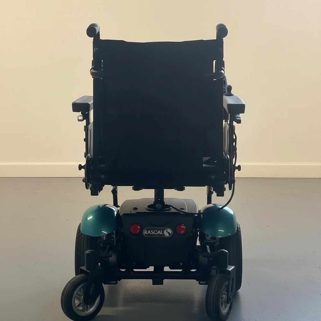 Rascal Rialto Mini P327 Powered Wheelchair Blue Used mobility product 4