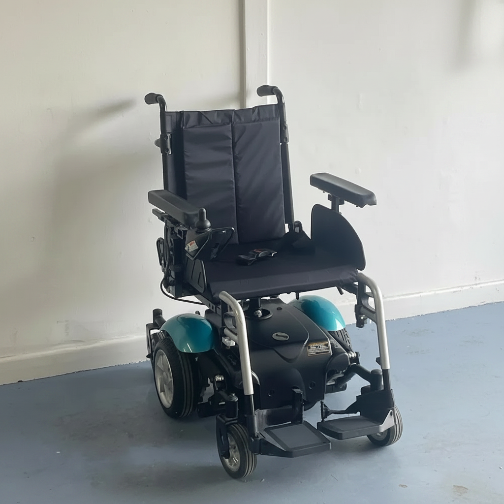 Rascal Rialto Mini P327 Powered Wheelchair Blue Used mobility product 3