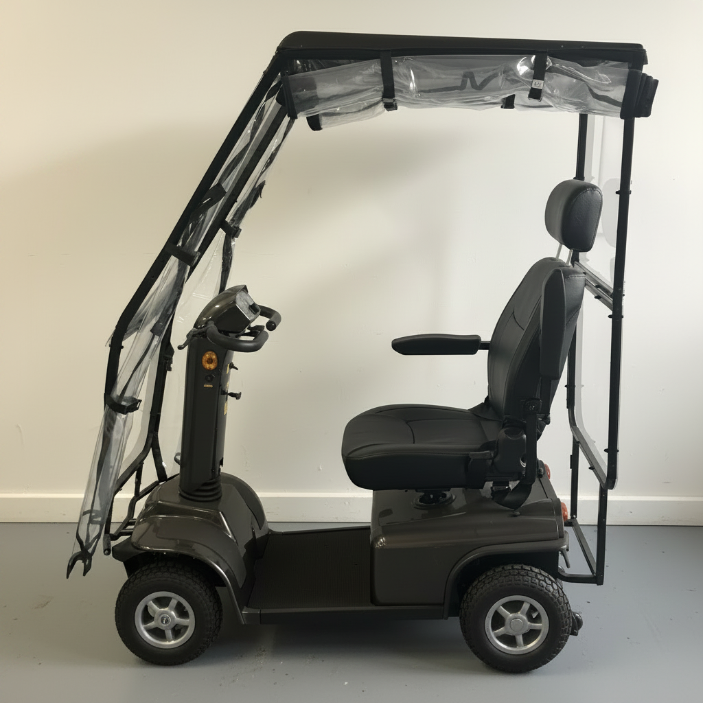 One Rehab Omega 8 All Weather Mobility Scooter With Canopy Ex-Display mobility product 5