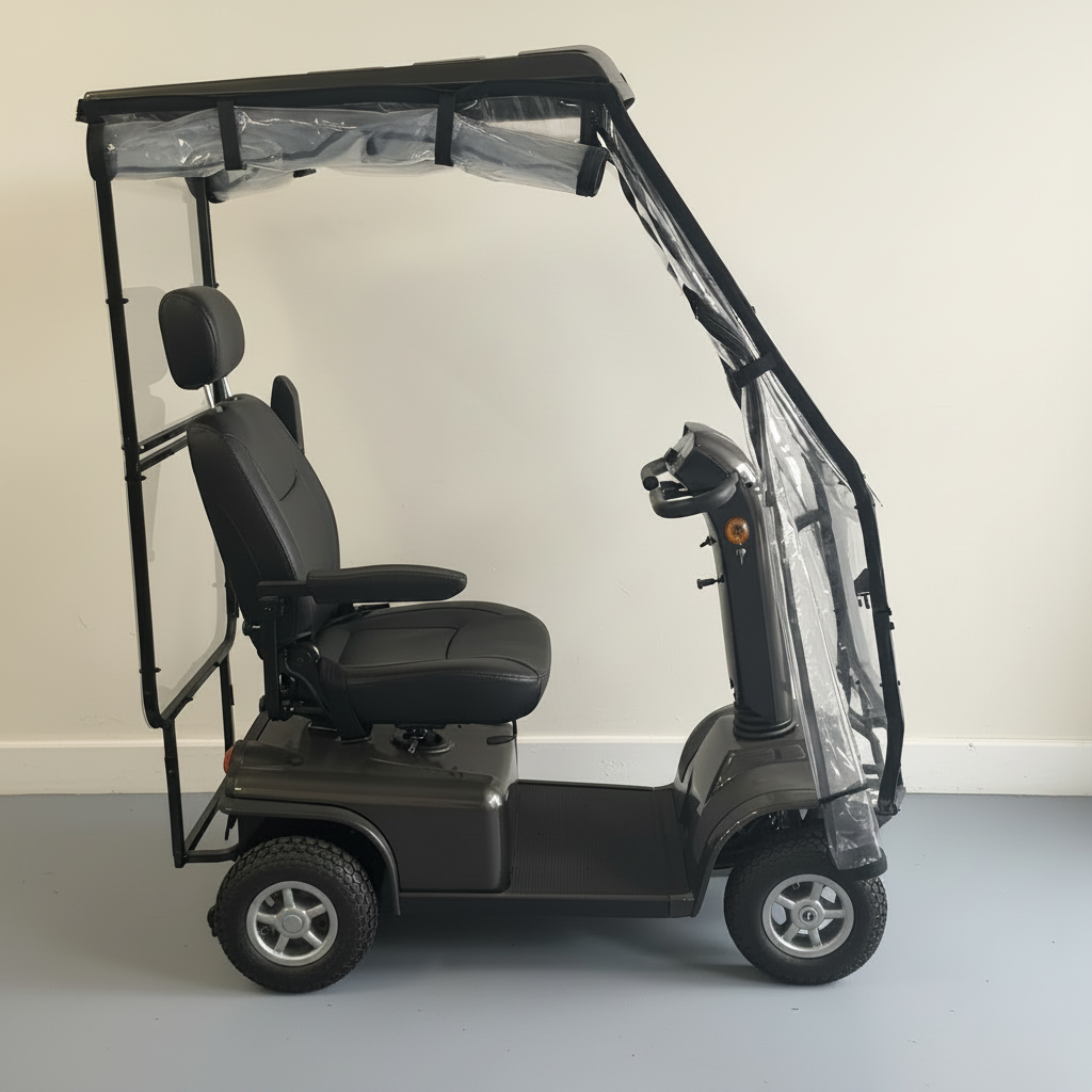 One Rehab Omega 8 All Weather Mobility Scooter With Canopy Ex-Display mobility product 2