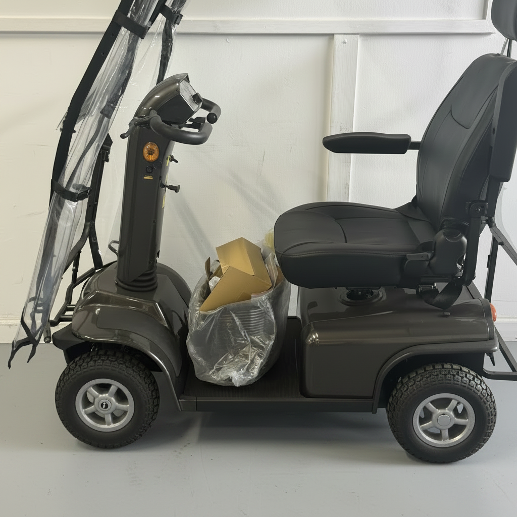 One Rehab Omega 8 All Weather Mobility Scooter With Canopy Ex-Display mobility product 9