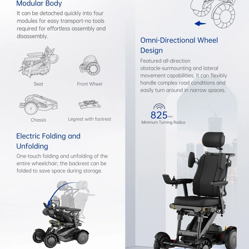 XSTO M4 Pro Power Wheelchair mobility product 17